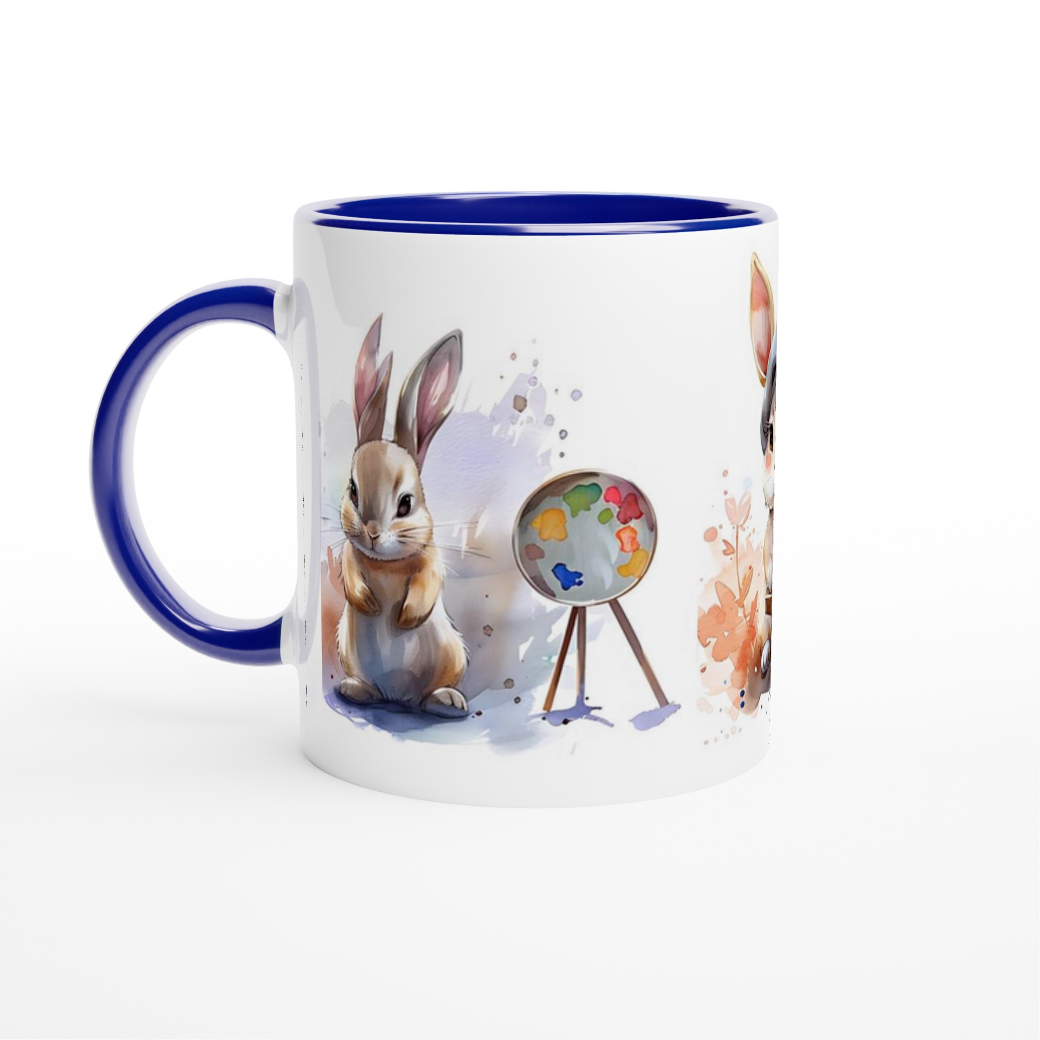 Konstnärliga Kaniner Keramikmugg – Charmigt Akvarellmotiv för Kaffeälskare, Välj din Favoritfärg! 4 d5beebcf-bc3d-486a-8e07-87737cf909ca