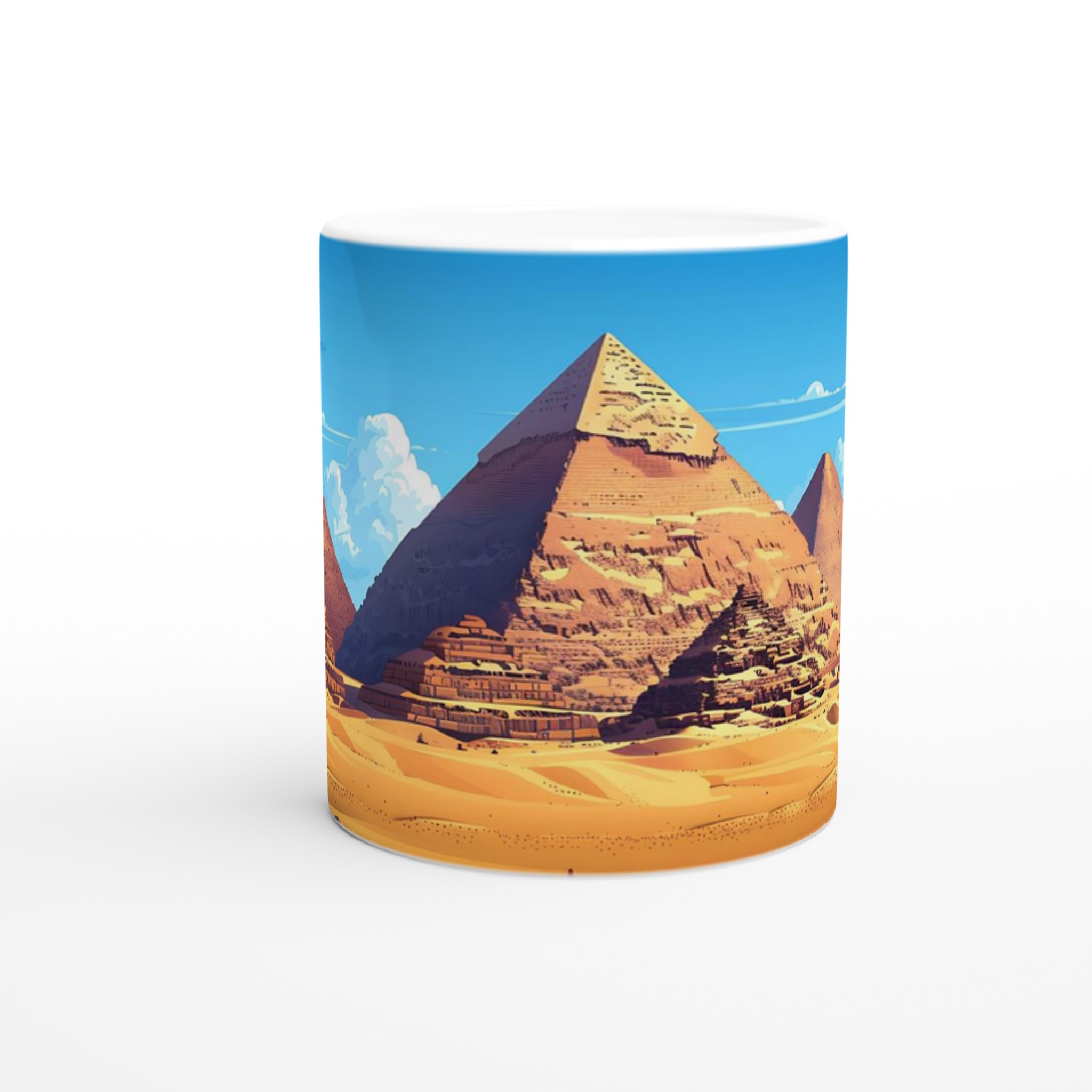 Egyptens Storslagna Pyramider Keramisk Mugg – Dröm dig bort med varje klunk, välj din färg! 8 d60e1065-e758-4e20-b7bf-e231e0f844e4