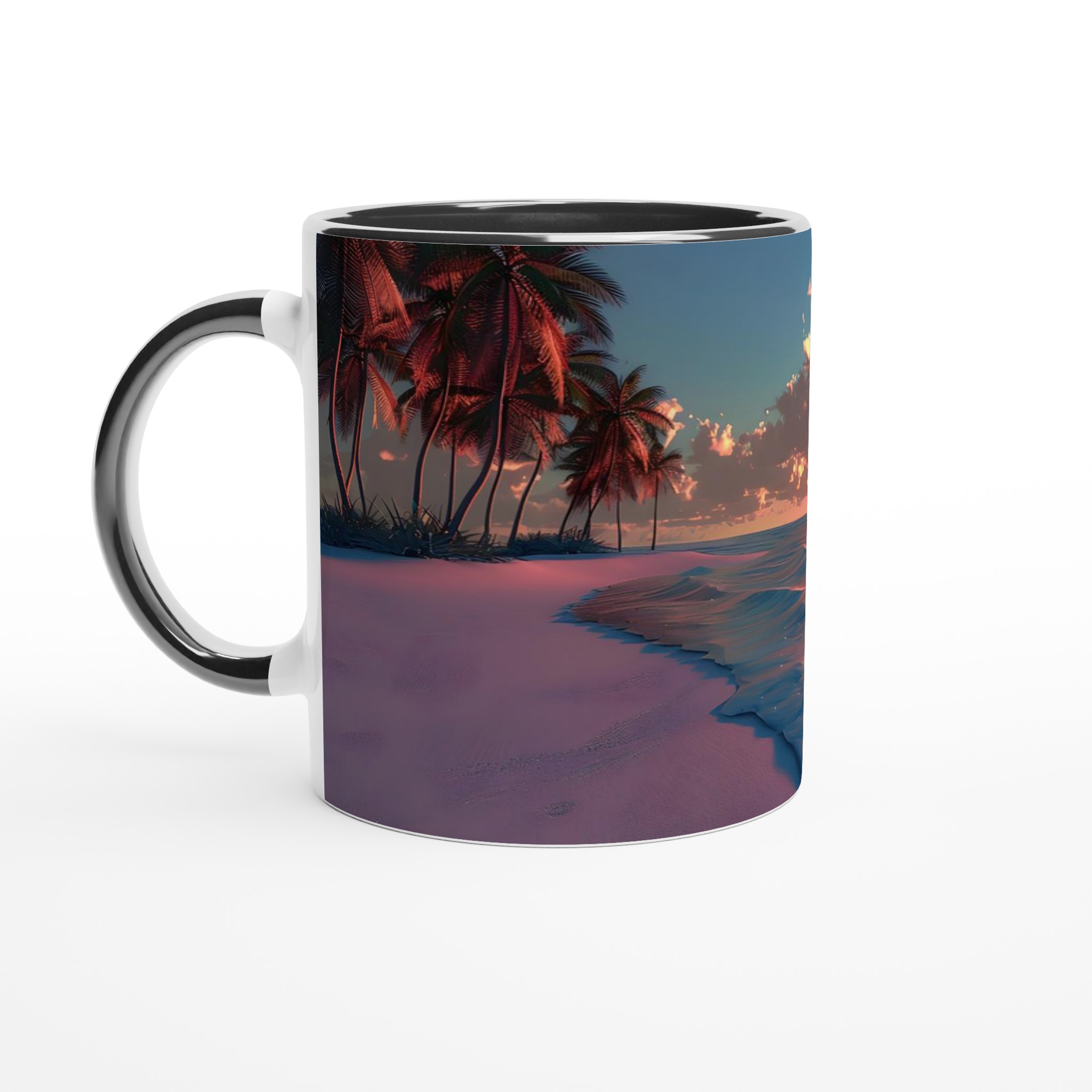 Tropisk Solnedgång Keramisk Mugg – 11 oz Kaffekopp i Valfri Färg, Hållbar och Diskmaskinsäker 4 d617b702-f48f-4d08-84ff-74f3656b9a5e