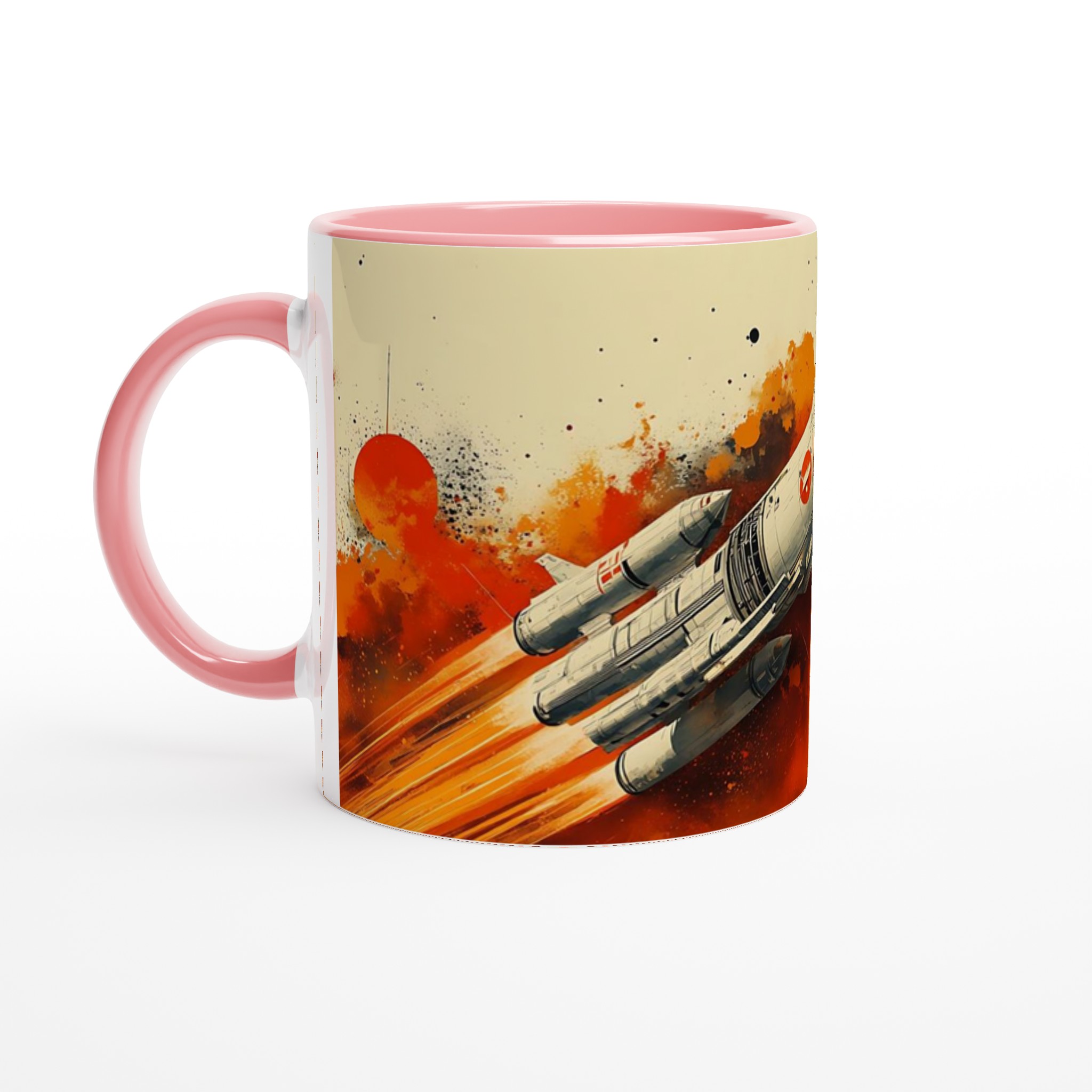 Kosmisk Raketresa Keramikmugg - Lyxig 11oz Kaffemugg i Din Valfria Färg 4 d61d2c1e-d74d-4fe8-b2e1-82452a2a4fee