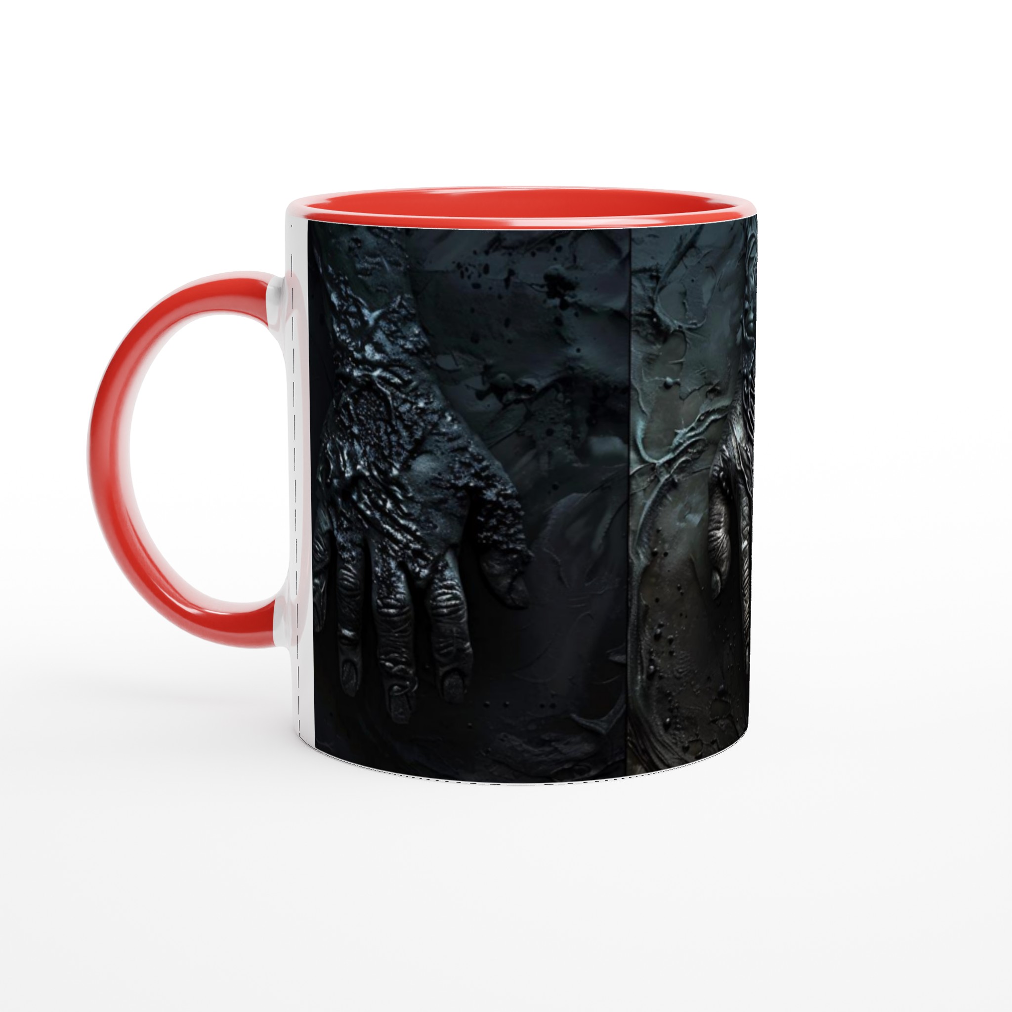Abstrakt Mörk Energi Keramisk Mugg - 11oz Konstnärlig Design i Valfri Färg 2 d64a302d-4fce-4611-b12c-4e17f5350ab3