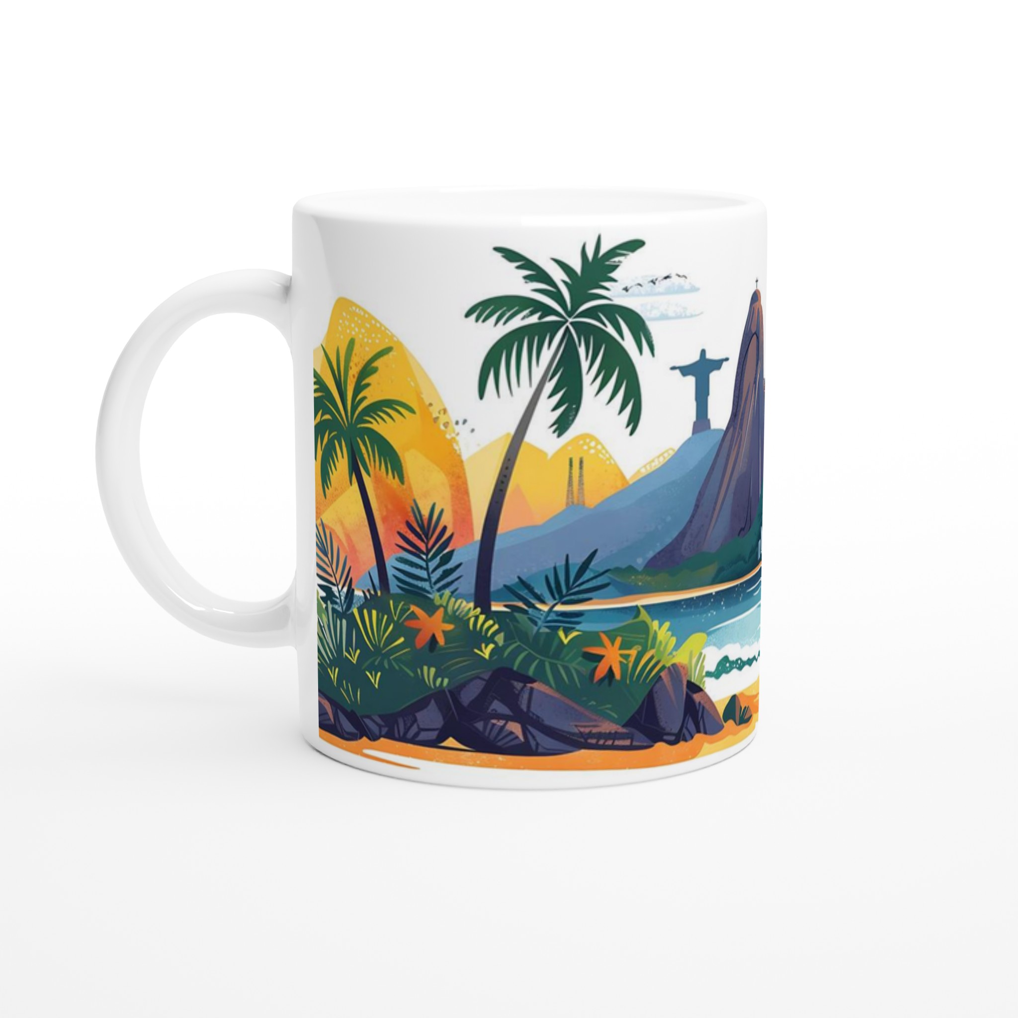 Rio De Janeiro Semestermugg: Fånga Solnedgången och Tropiska Vyer i 11 oz Keramik 1 d66b6c3d-d9dd-479d-82b0-e8ea49832218