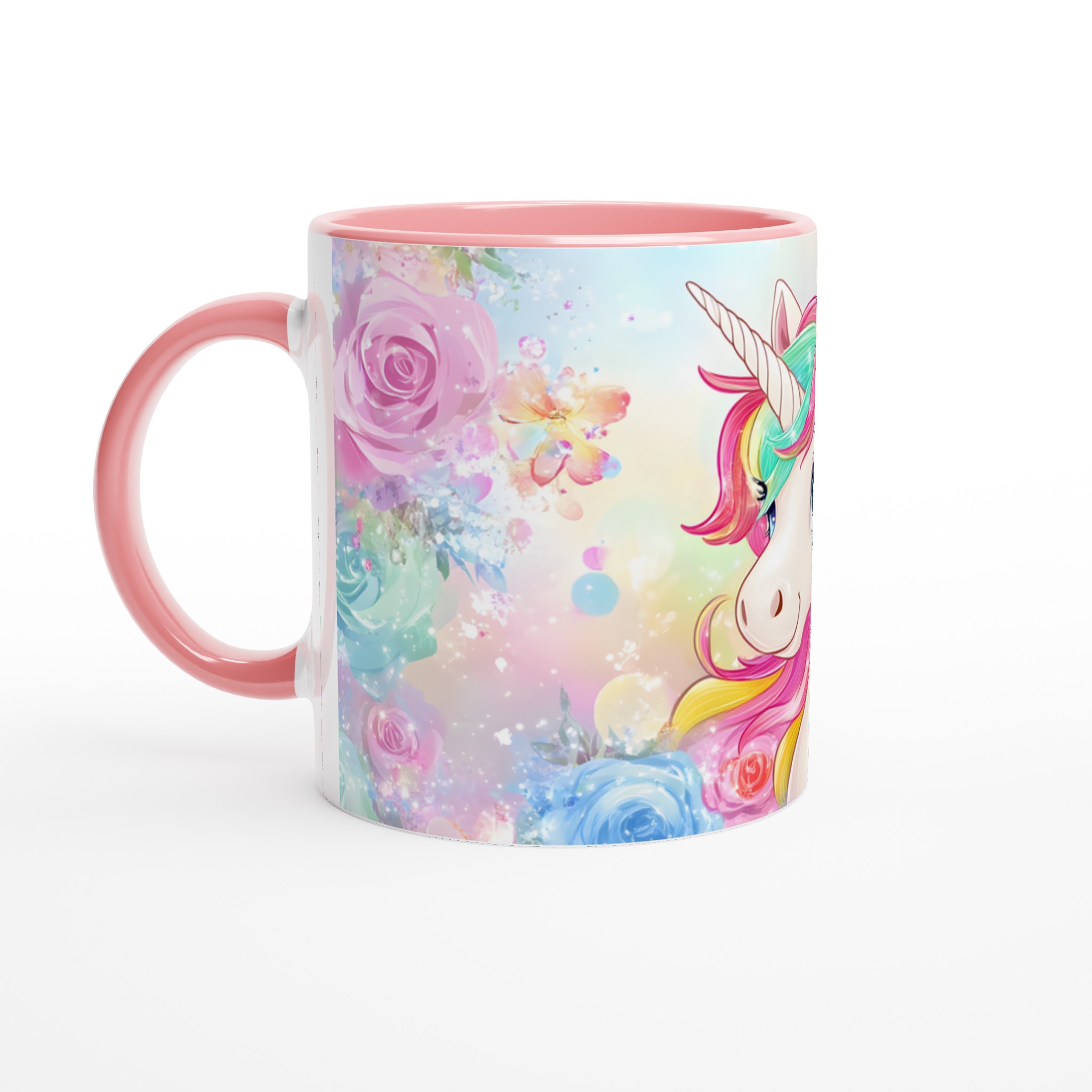 Magisk Enhörningsmugg – 11oz Keramisk Kaffekopp med Regnbågsfärgad Design – Välj bland 7 Förtrollande Färger! 6 d6852441-ab71-4014-b936-69572322b9ad