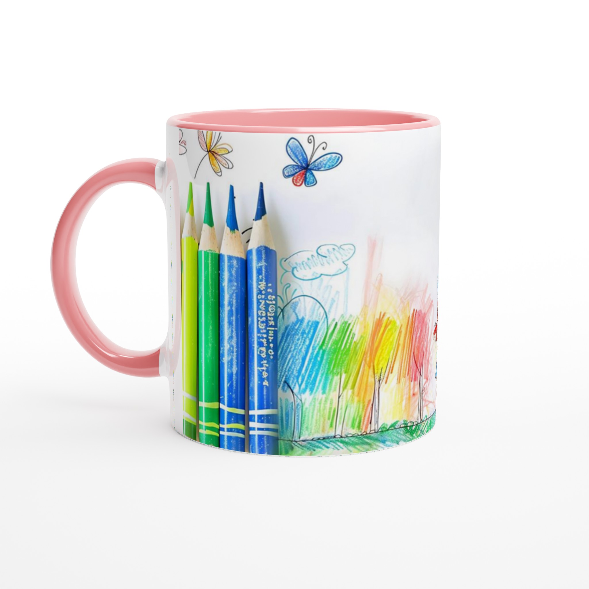 Kreativ Mugg med Tecknad Konstnärstjej – 11 oz Keramisk Kaffemugg i Din Favoritfärg! 6 d68a1cd6-f97a-4bf2-9669-9db200a56fa8