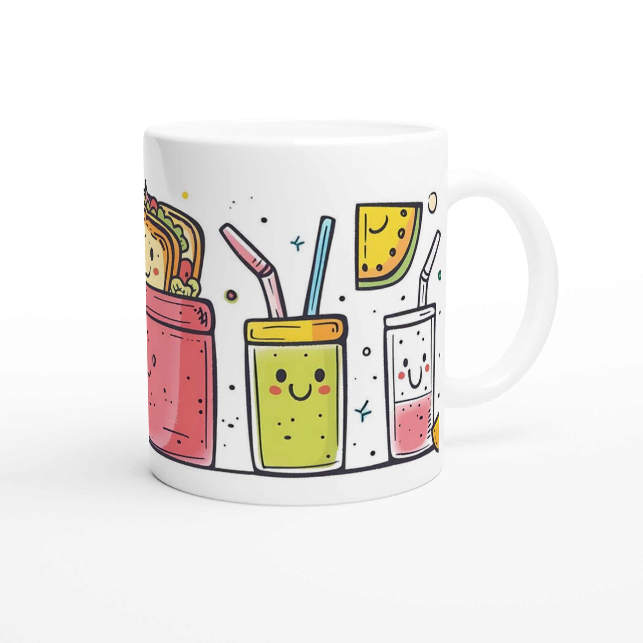 Glad Frukt & Lunchbox Keramisk Mugg – Färgglad och Charmig 11oz Kaffekopp för En Lekfull Vardag 9 d73314a5-f806-4c35-aa64-1fa207be7477
