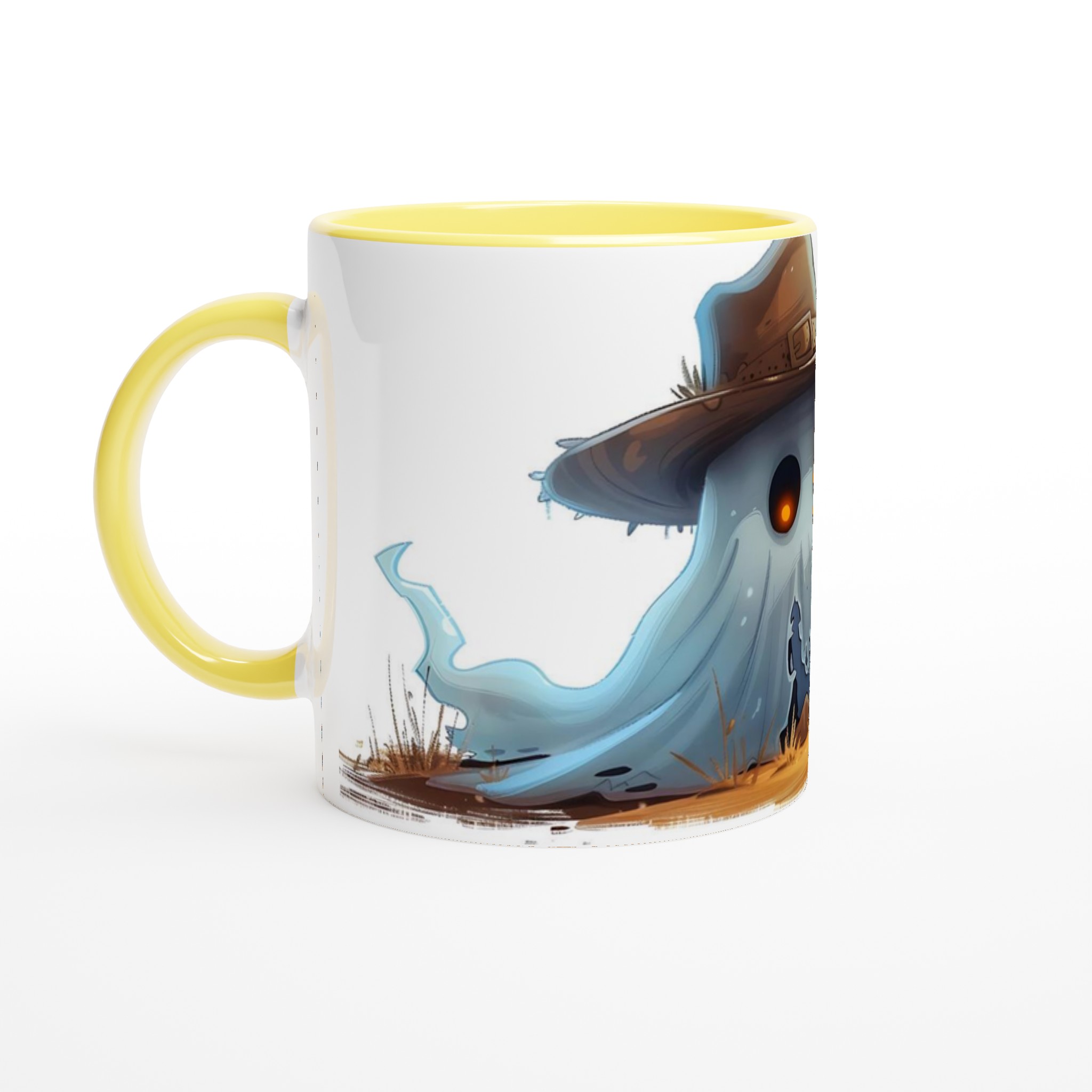 Spooky Western Ghost Mugg – 11oz Keramisk Mugg med Roligt Motiv i Valfri Färg 5 d7856e16-3005-4bc8-a95a-bf6caf2e3ff6