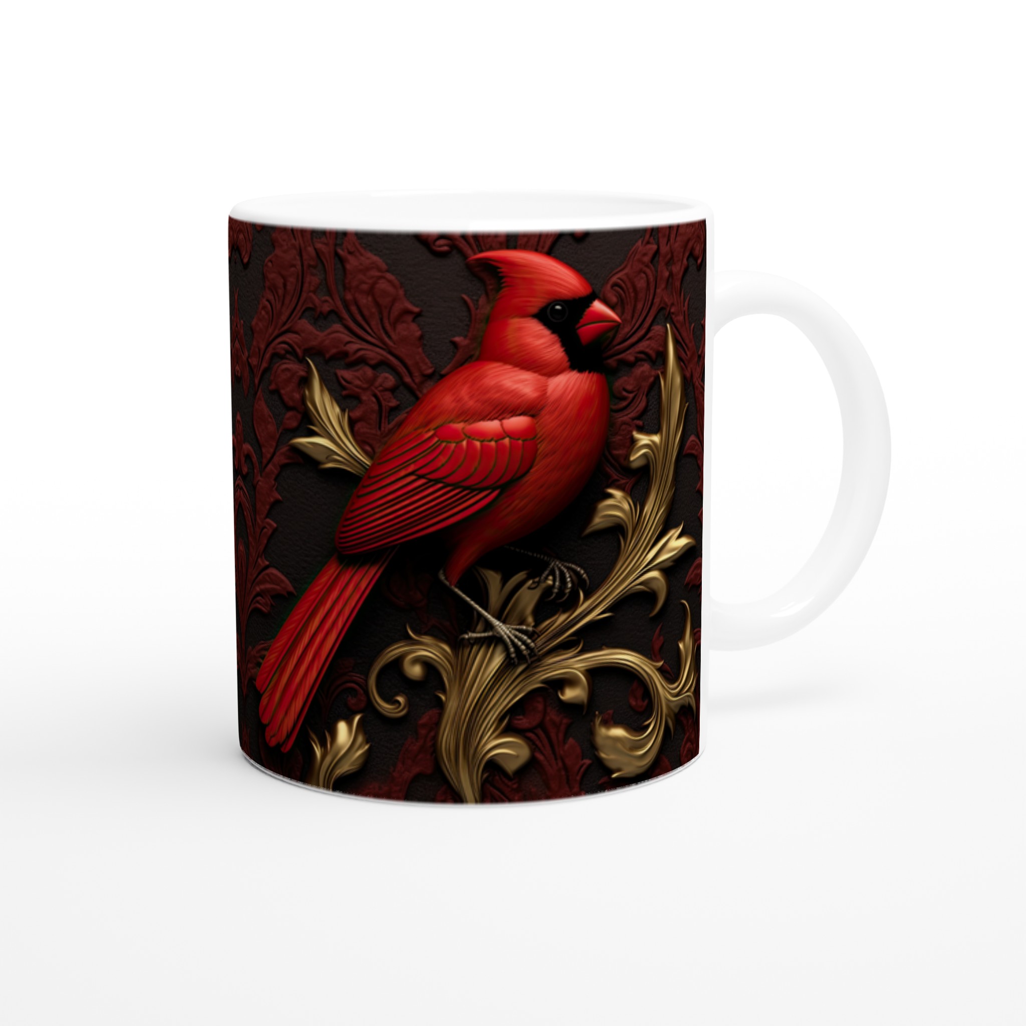 Elegantly Detailed Ceramic Mug with Vibrant Cardinal Design – Choose Your Favorite Color 9 d7ea68e6-4193-4235-9f69-ac77e58bc6ad