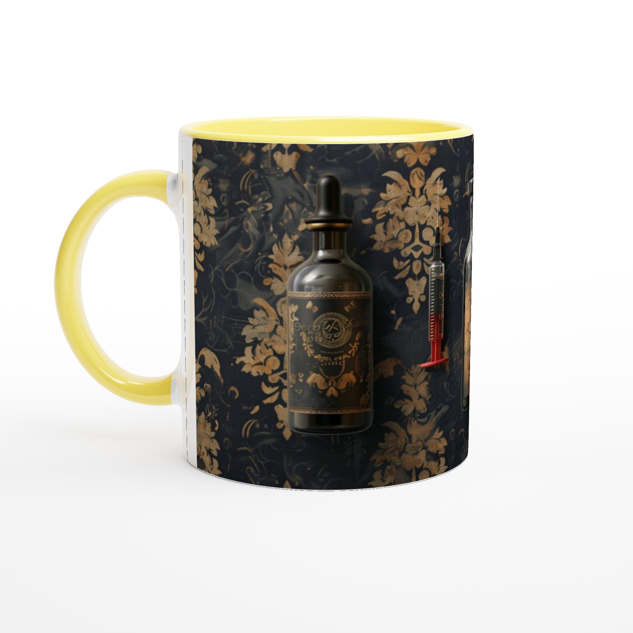 Mörk & Mystisk Elegans: Gyllene Gotisk Mugg – 11oz Keramisk Kaffekopp i Valfri Färg 5 d816870e-5115-411f-8ead-d550282b4d42