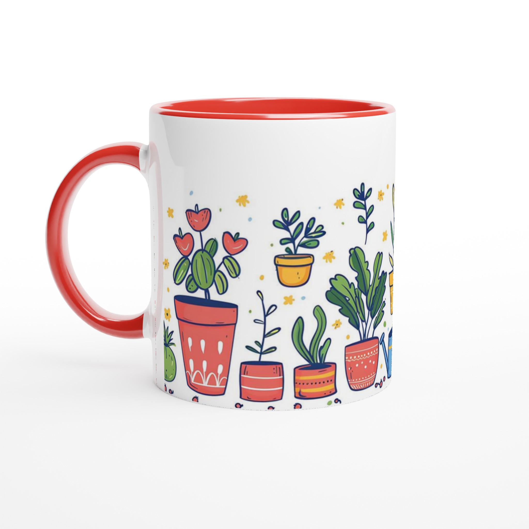 Mug med Livfulla Blomster & Trädgårdstryck – 11 oz Keramikmugg i Valfri Färg 2 d8336342-5df9-41bb-9f59-31db1de766d3