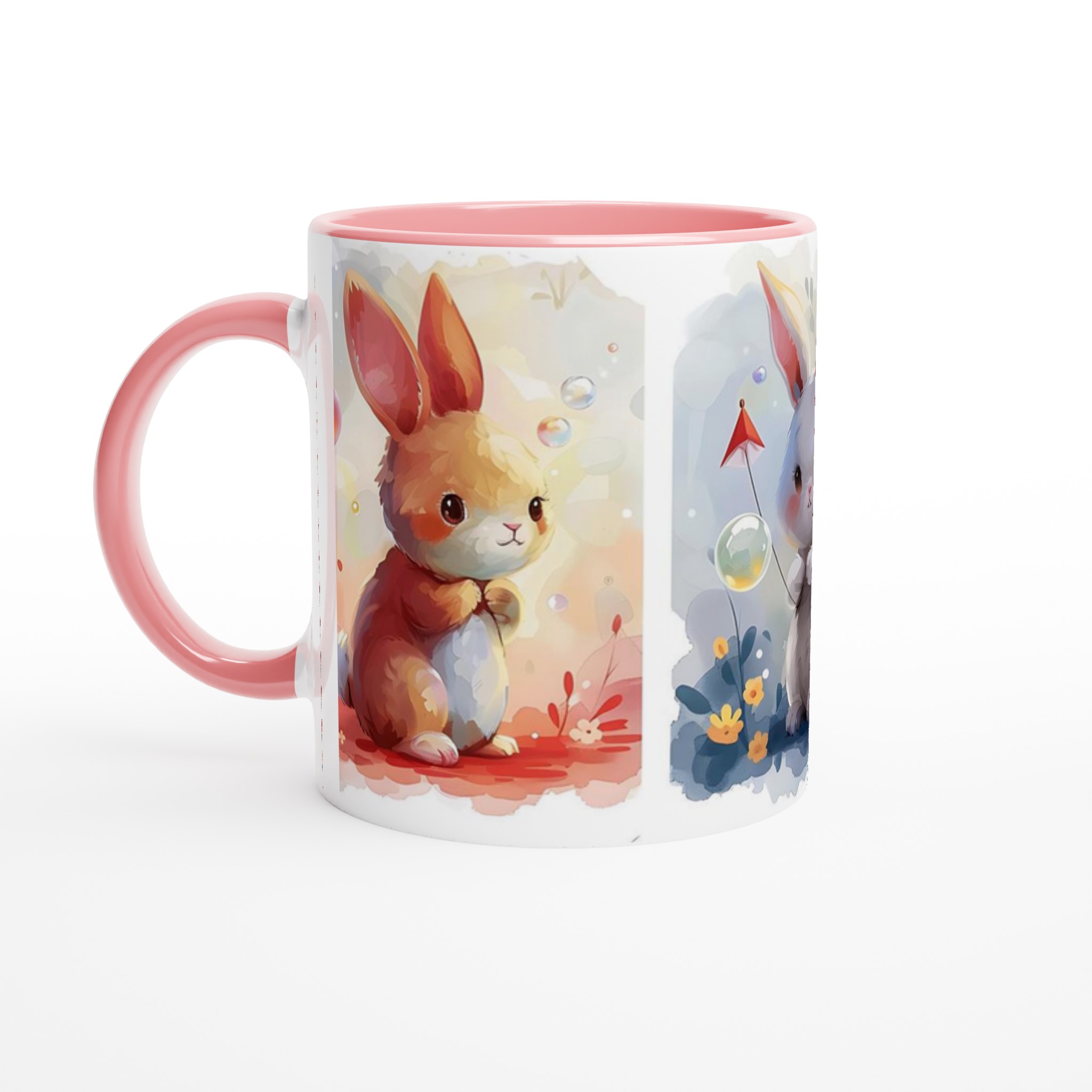 Söta Akvarellkaniner Mugg – Charmig 11oz Keramikmugg i Valfri Färg 6 d84aa18d-9ea8-4c7c-aff1-95404cceea50