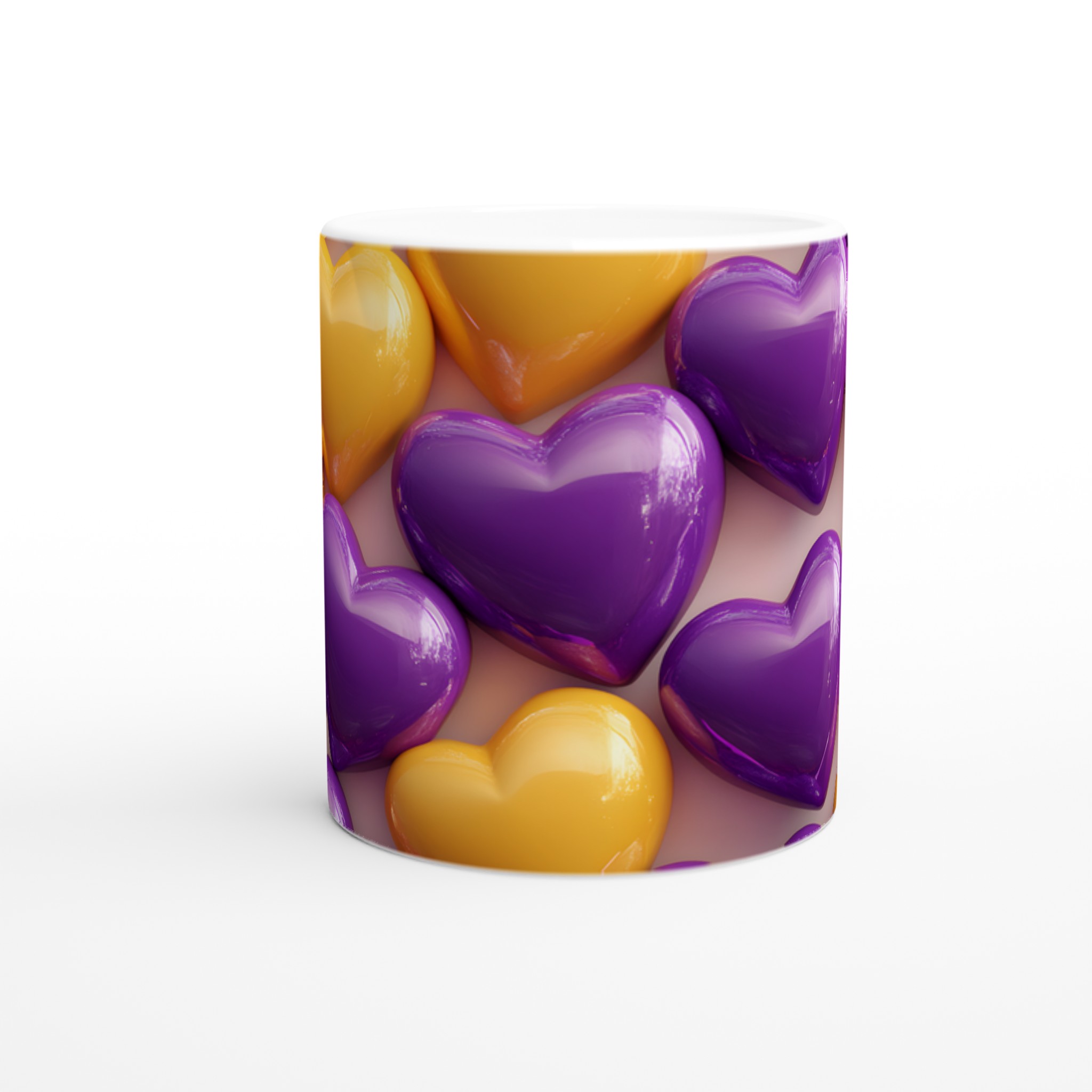 Kärleksfull Keramikmugg 11oz – Levande Färgval för Din Favoritdryck 8 d8a6b0d4-0418-4daa-a0a8-990dd4984543