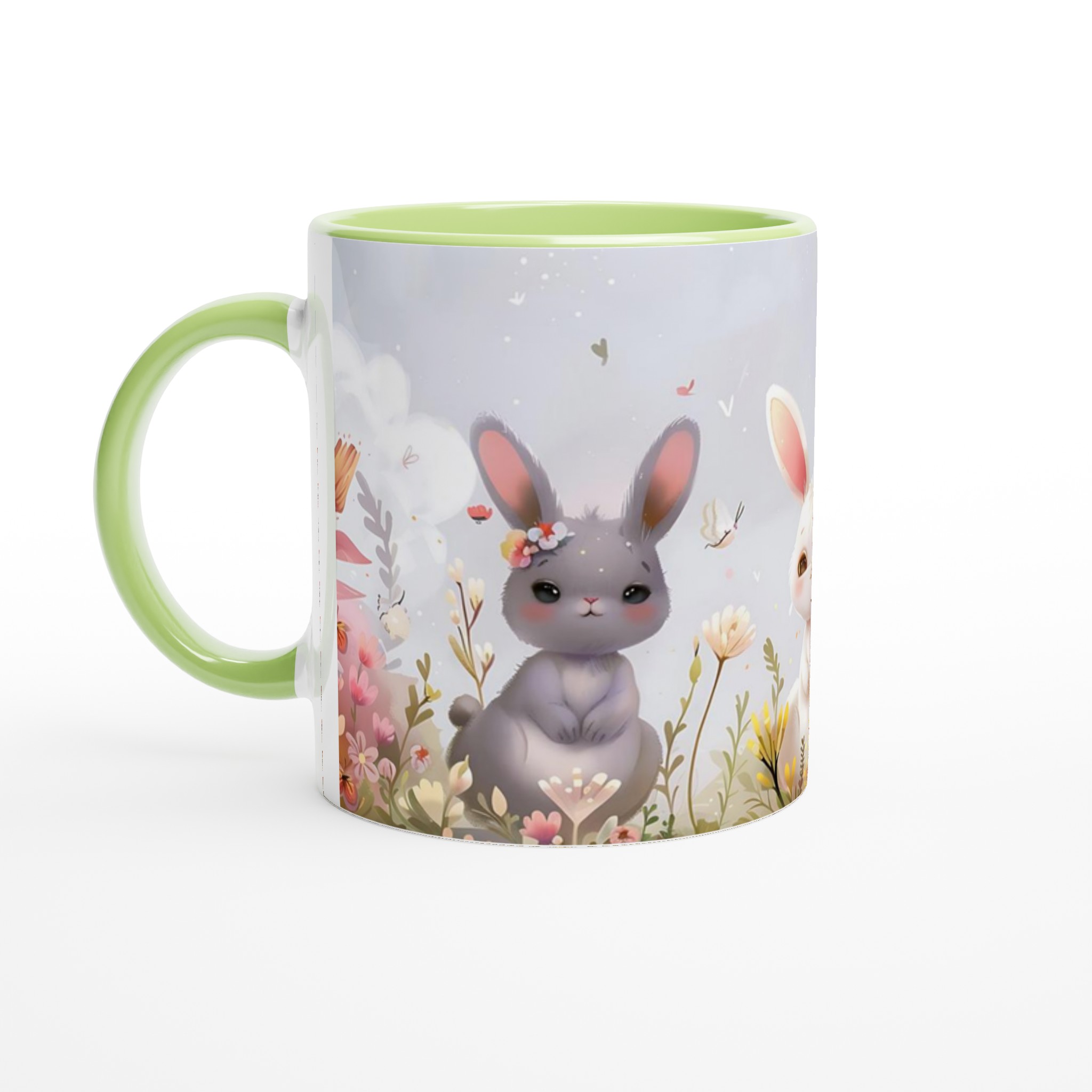 Sötaste Kaninvänner Mugg – Personlig Keramisk Kaffemugg i 7 Härliga Färger! 3 d8add470-3e8f-4268-bedb-cc5cb338c0e3