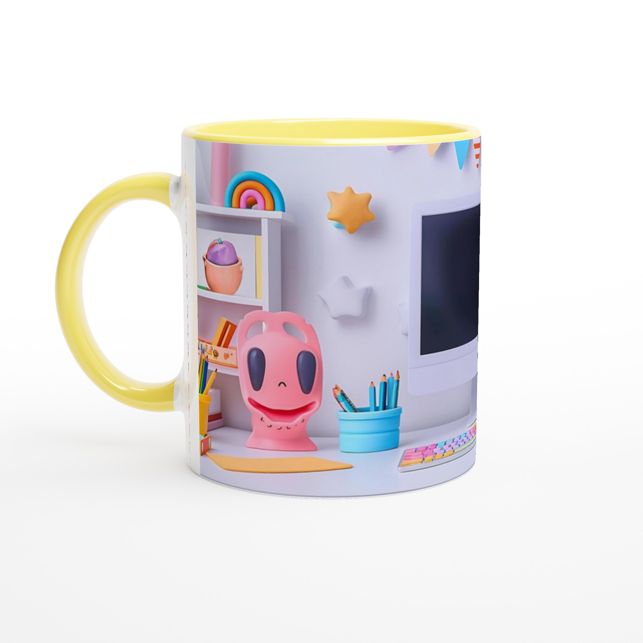 Pastell dröm 11oz keramisk mugg – Liva upp ditt kaffe med lekfulla färger, välj din nyans! 5 d8d599b3-e9f3-4ece-808e-5b773ca01a6d
