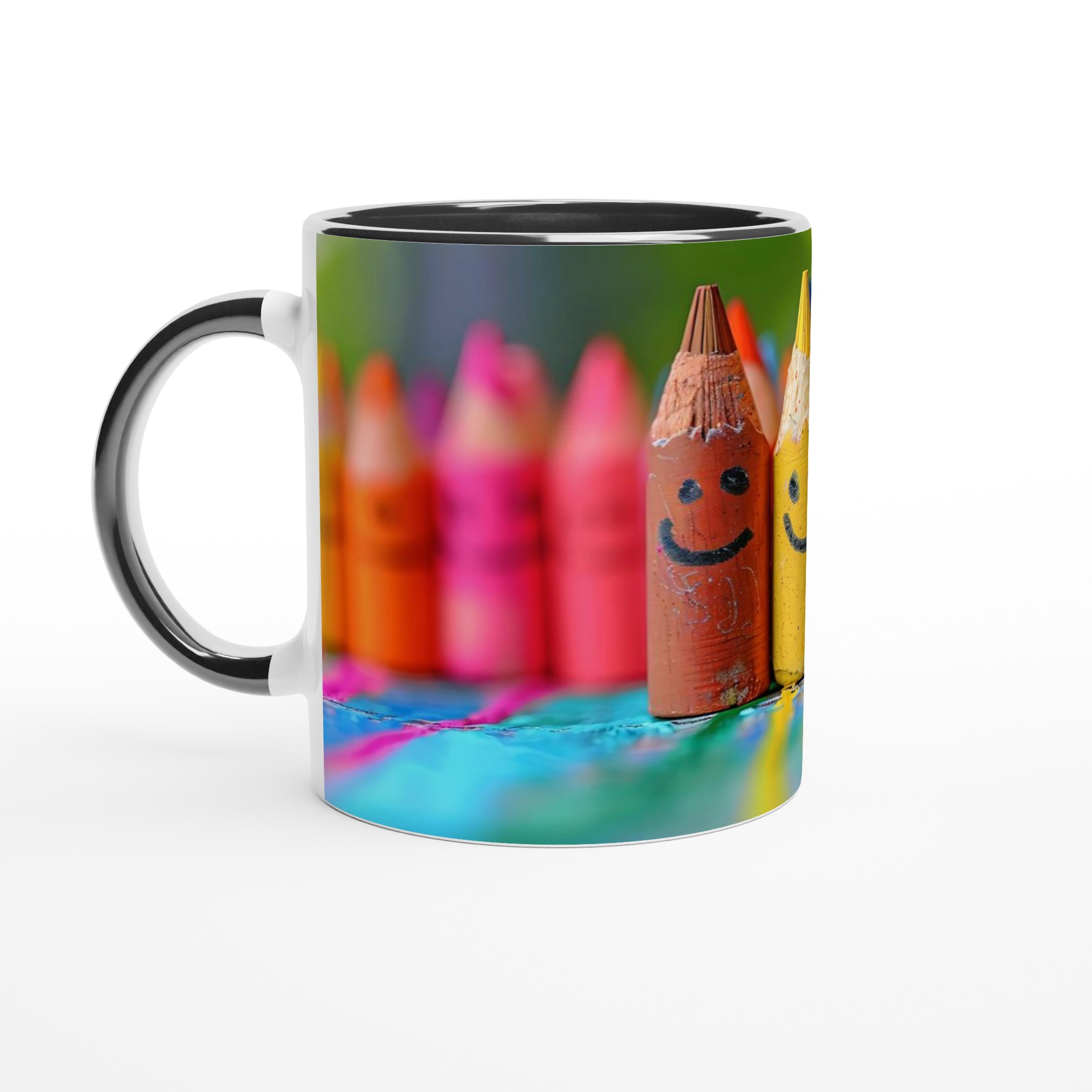 Glädjefylld Konstnärsmugg: Personlig 11oz Keramikmugg i ditt val av 7 livfulla färger! 7 d8d79bdb-85ed-468a-a492-e1dfac4de223