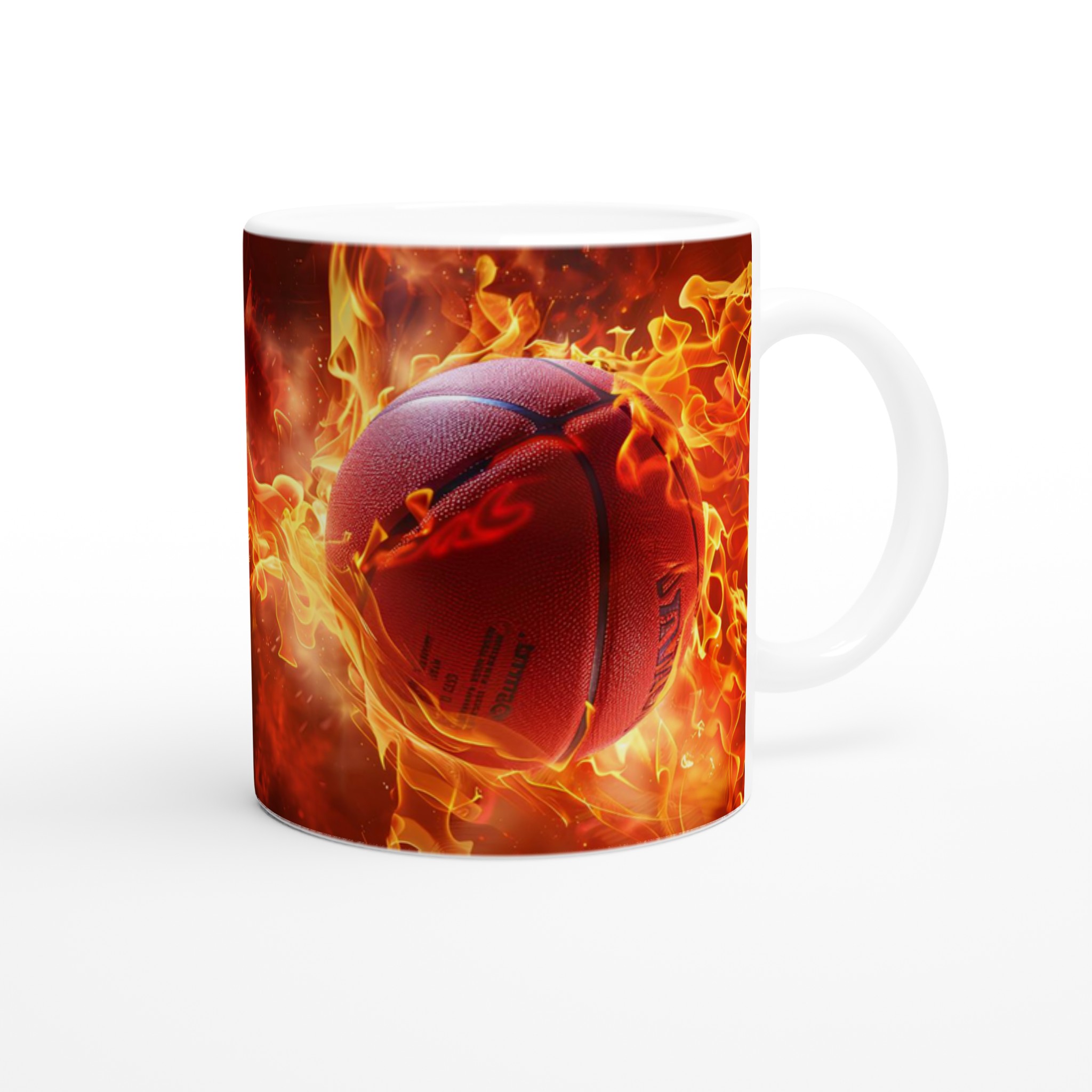 Fiery Basketball Keramikmugg - 11oz Flammande Design, Perfekt för Sportfans 9 d8e7316a-ac89-415a-b43b-0a55522cc6c4