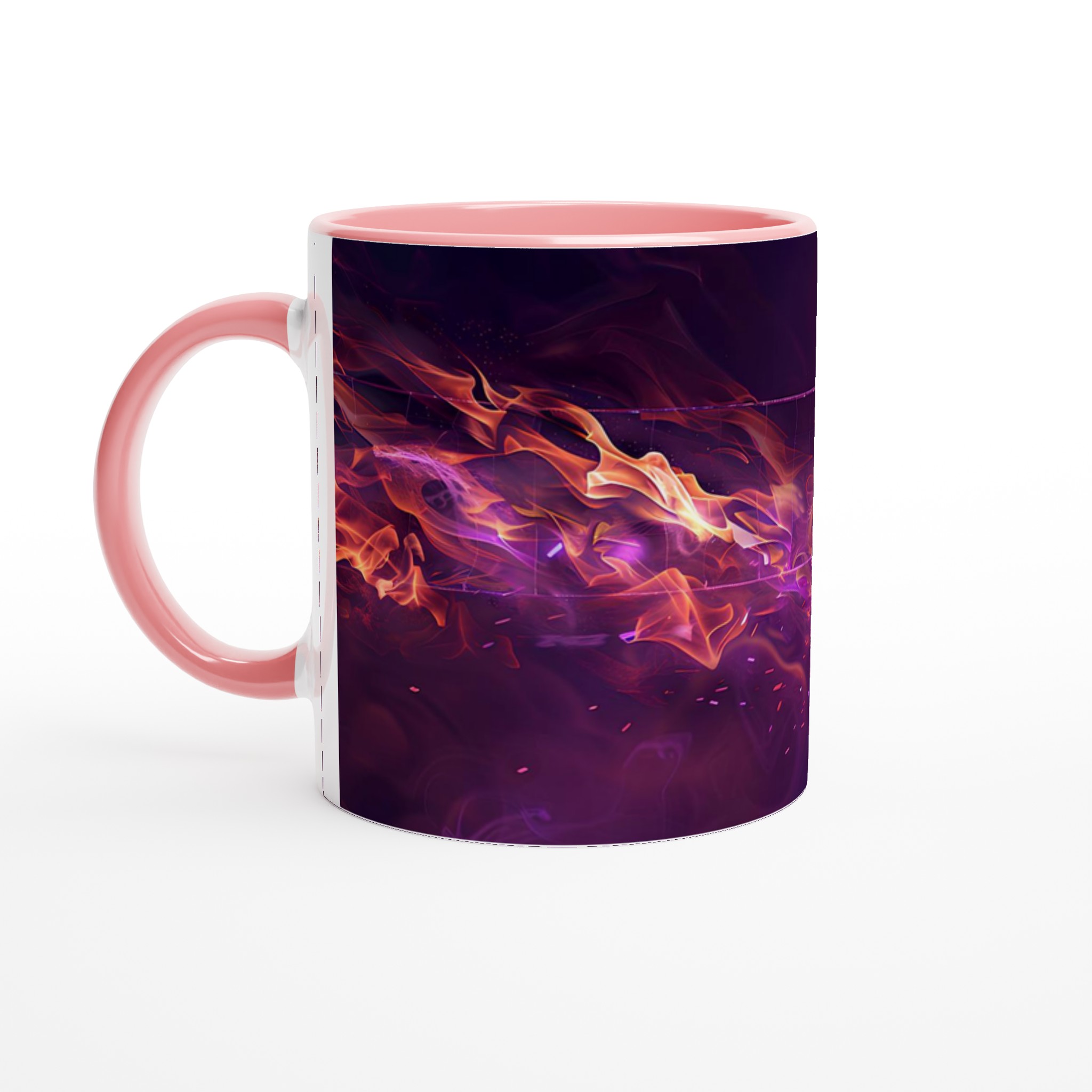 Neon Voleyboll Flame Mugg – 11oz Keramisk Mugg för Sportfantaster i Flera Färger 6 d8f0ba63-bfd9-42c5-a799-a7bd4357594d