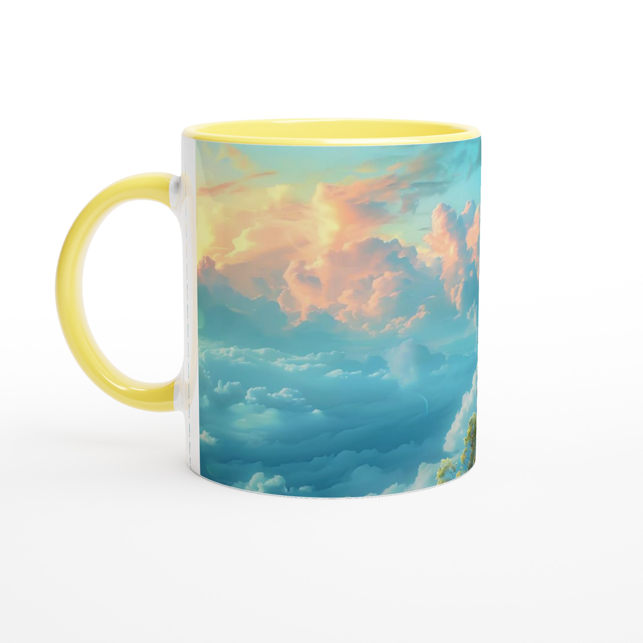 Drömlik Flytande Slott Keramisk Mugg – 11 oz Kaffemugg i Ditt Val av Färg för Fantasifulla Ögonblick 5 d905db78-17b0-4bc3-8425-7fe43c42bf5d