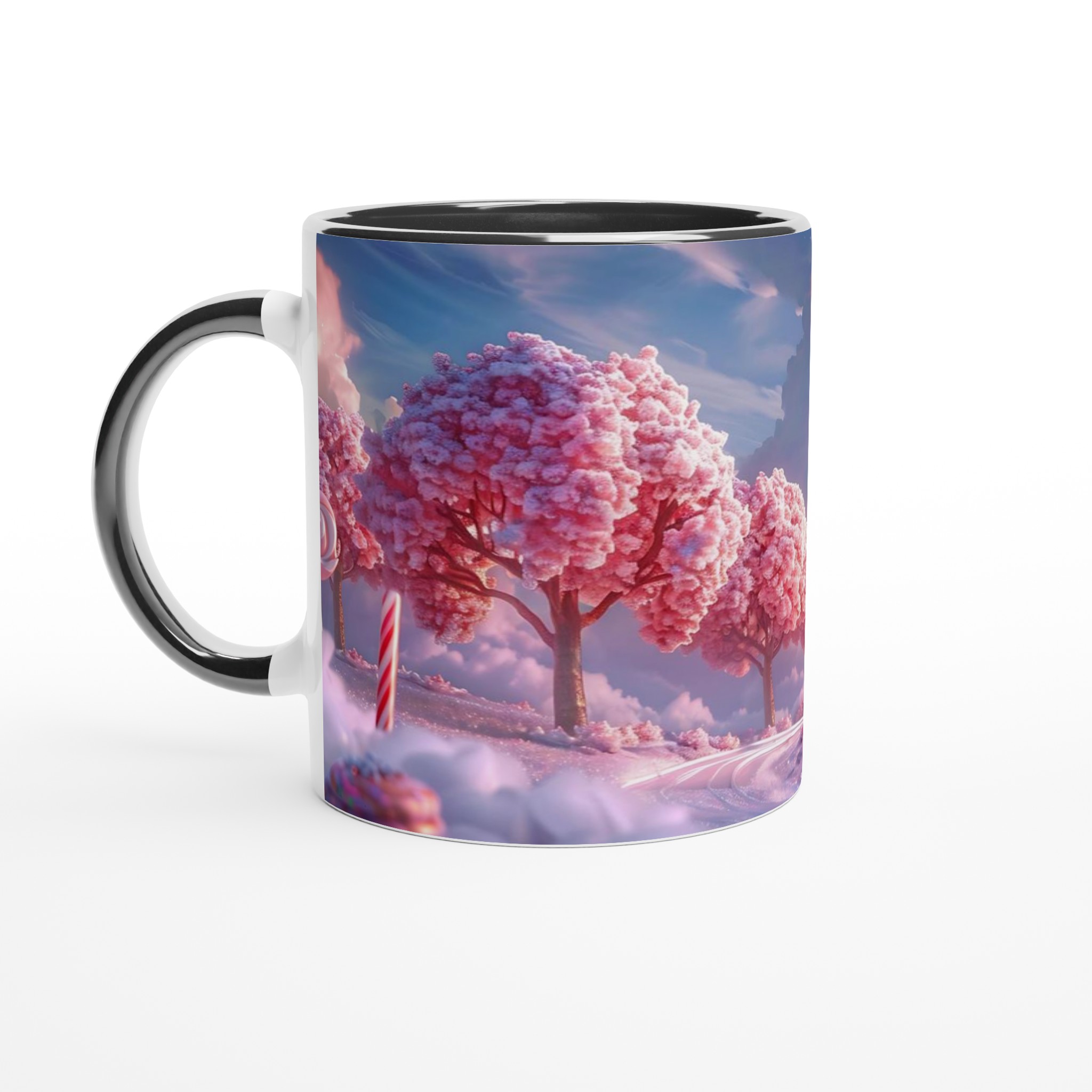 Drömsk Godislandskap Mugg – 11oz Keramikmugg i ditt val av 7 Fantastiska Färger 7 d9092d62-8aaf-4030-8687-ed610af5e5d7