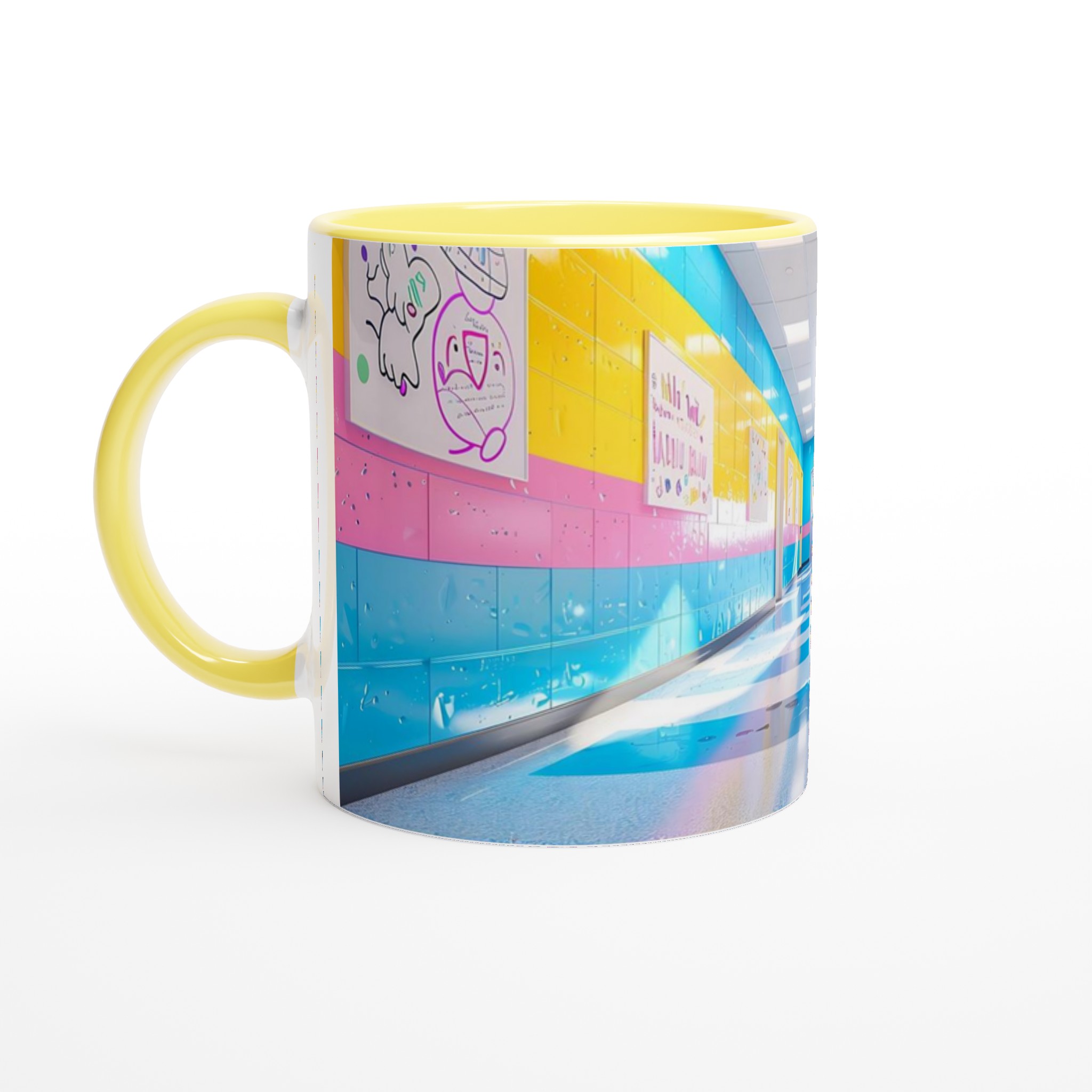 Neon Dream 11oz Keramisk Mugg – Färgglad Skolmugg i Retro Vibe 5 d9b94c16-038f-4d5e-987a-8126b4e0d61e
