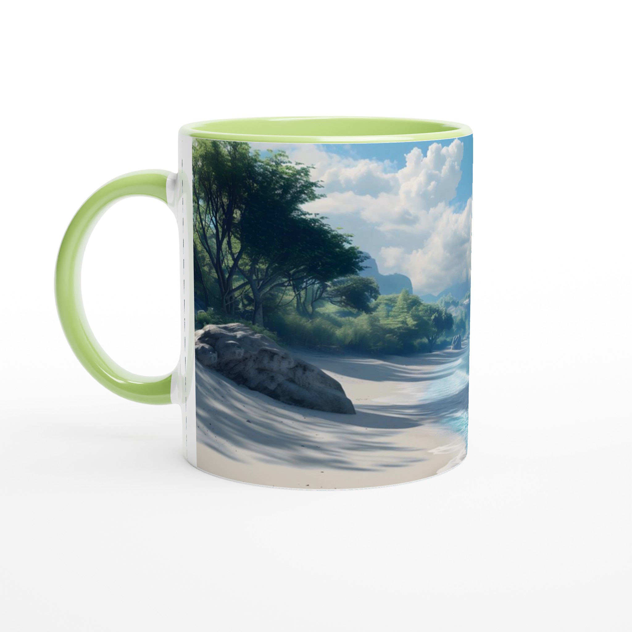 Tropisk Drömstrand 11oz Keramikmugg – Välj bland 7 Livfulla Färger 7 d9c05a57-fea3-4468-93f7-8febd888532a