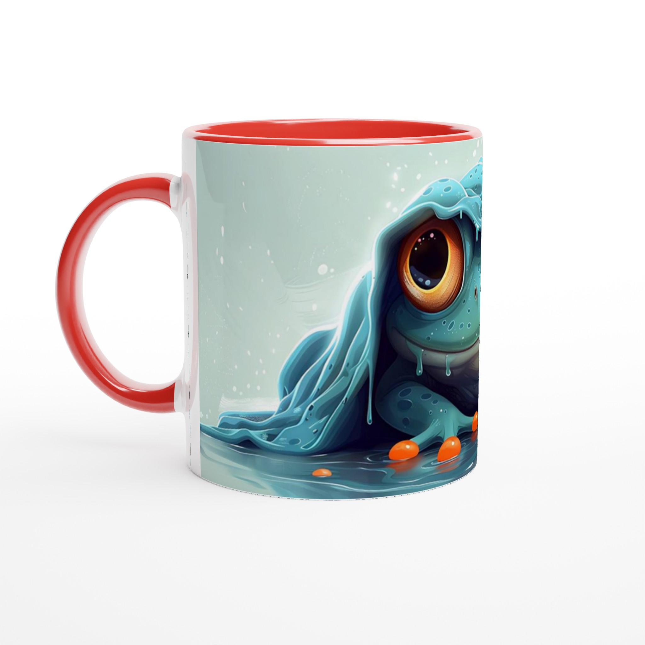 Kawaii Blå Groda Mugg – Charmig Keramikmugg i 7 Färger, Perfekt för Kaffeälskaren! 2 da188089-fa3e-4318-b942-104969ccd935