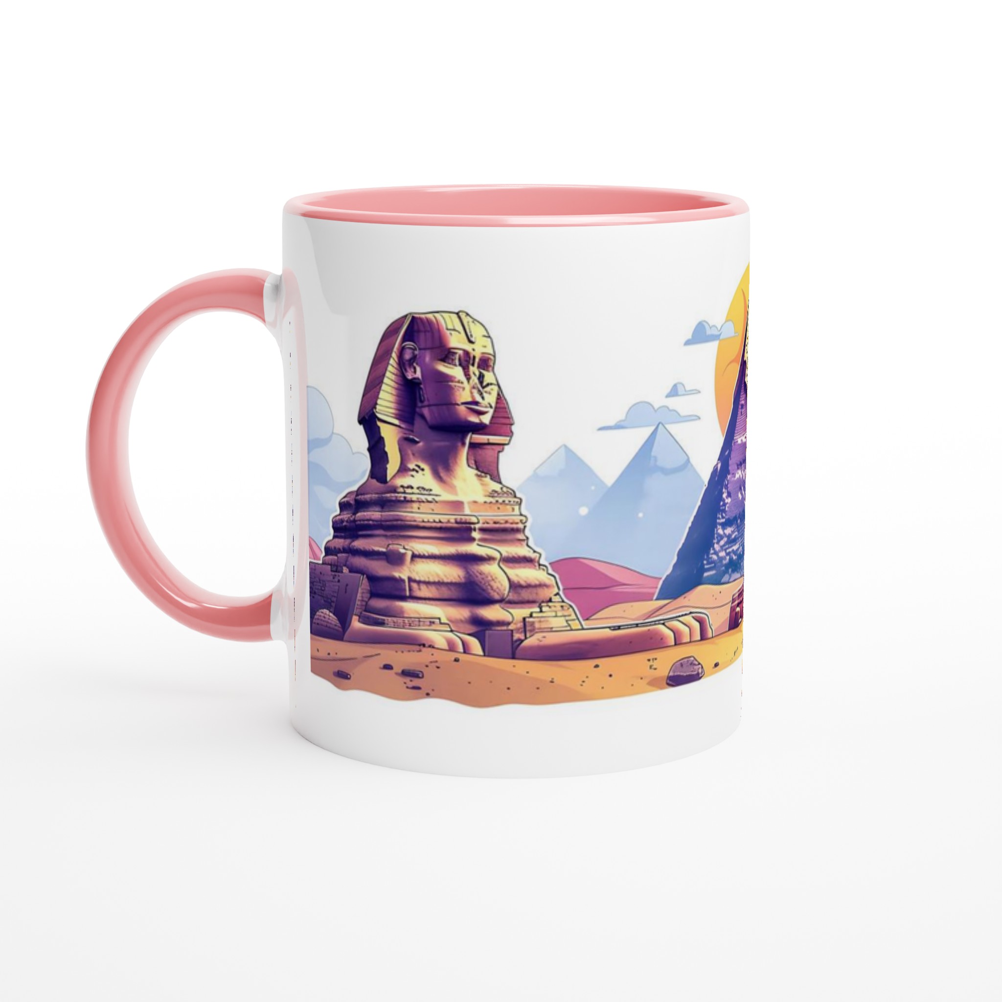 Egyptisk Pyramider & Sfinx Mugg – Färgstark Keramikmugg för Historieälskaren, Välj bland 7 Livfulla Färger 6 da7b6ca7-fb0a-4082-a62a-4ab3f49de82e
