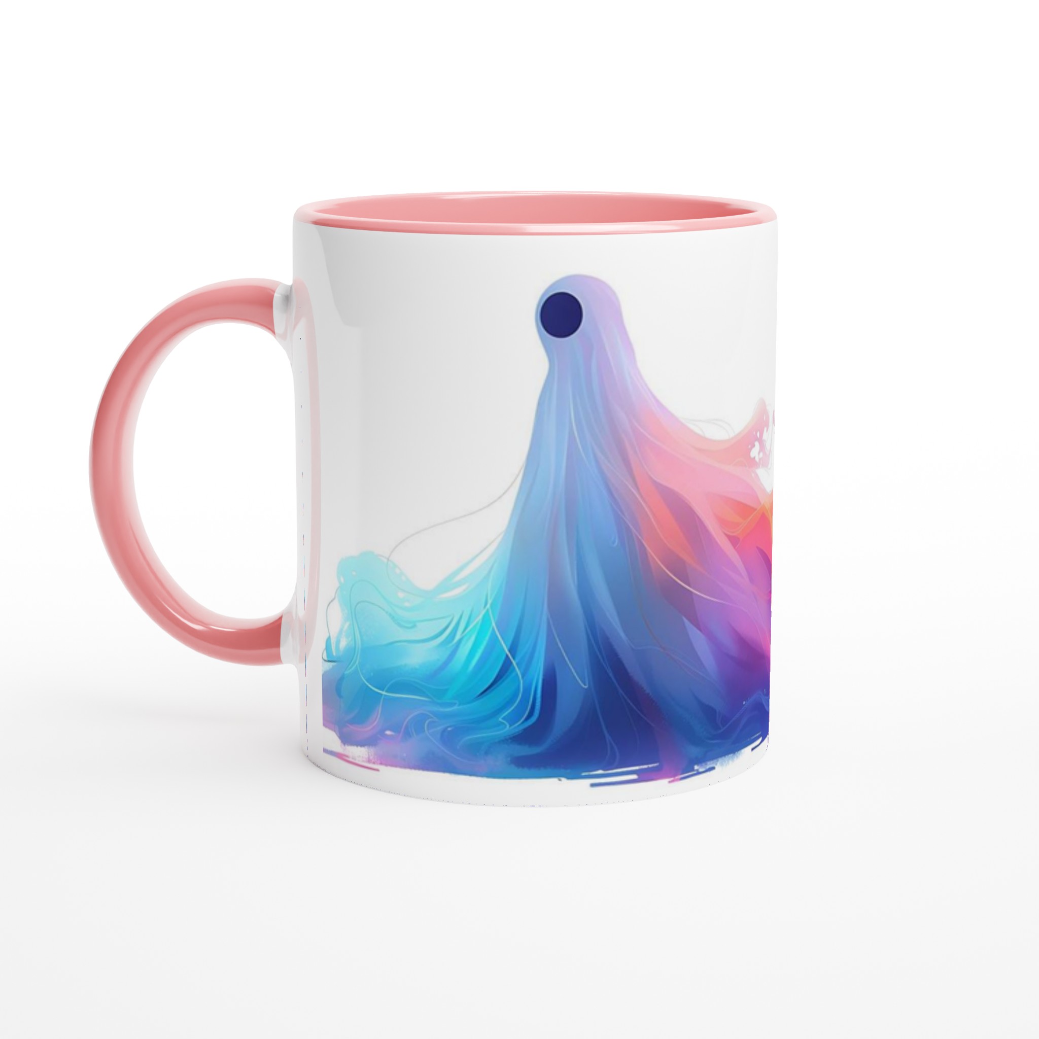 Abstrakt Färginfusion Mugg – 11oz Keramisk Mugg i Välja Färg 6 da7c356b-4397-40fe-a7eb-3bbff2c29890