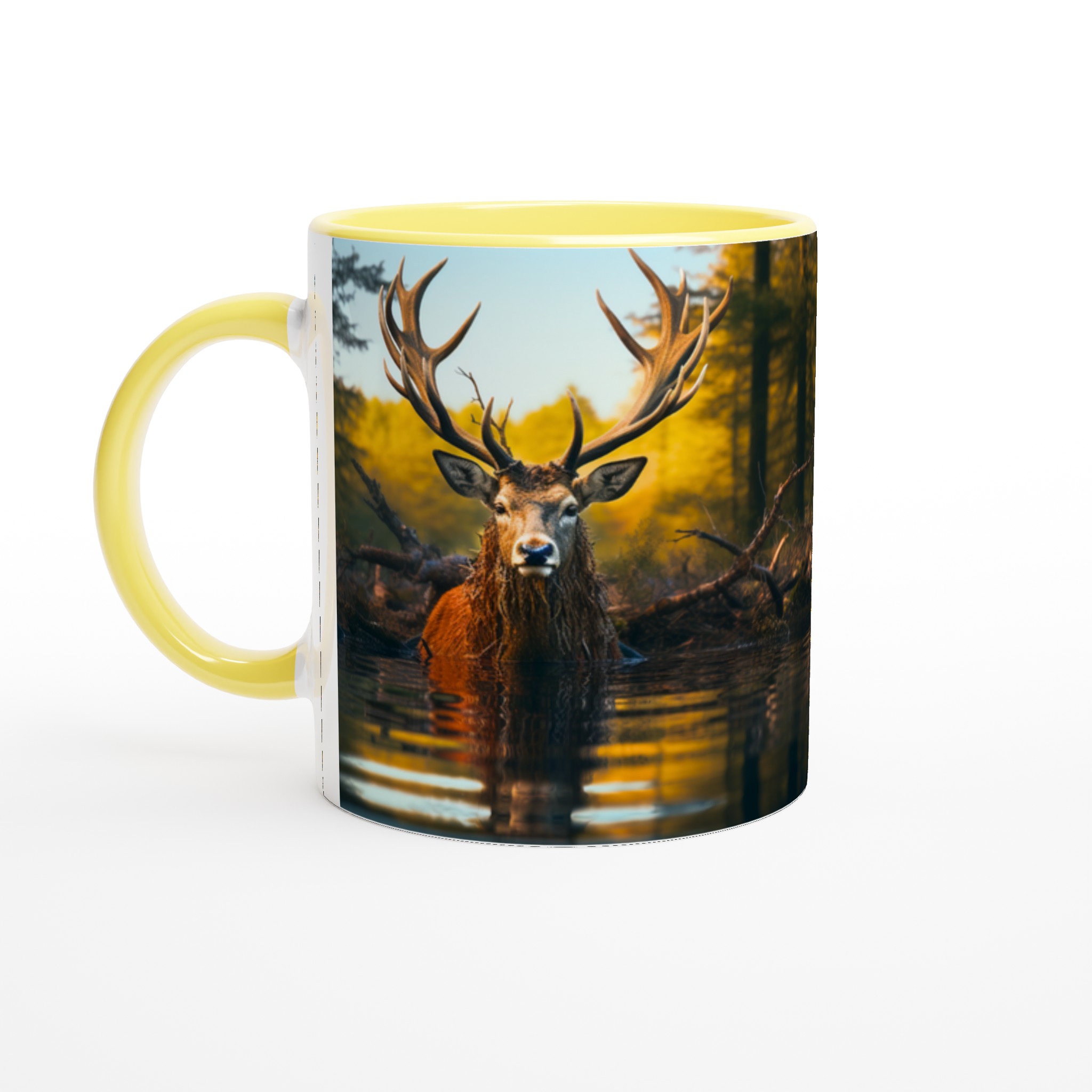 Majestätisk Älghorn Mugg – Vildmarksdesign i Valfri Keramikfärg 5 da9e753d-68ce-4d1a-bd92-fcd757b18a90