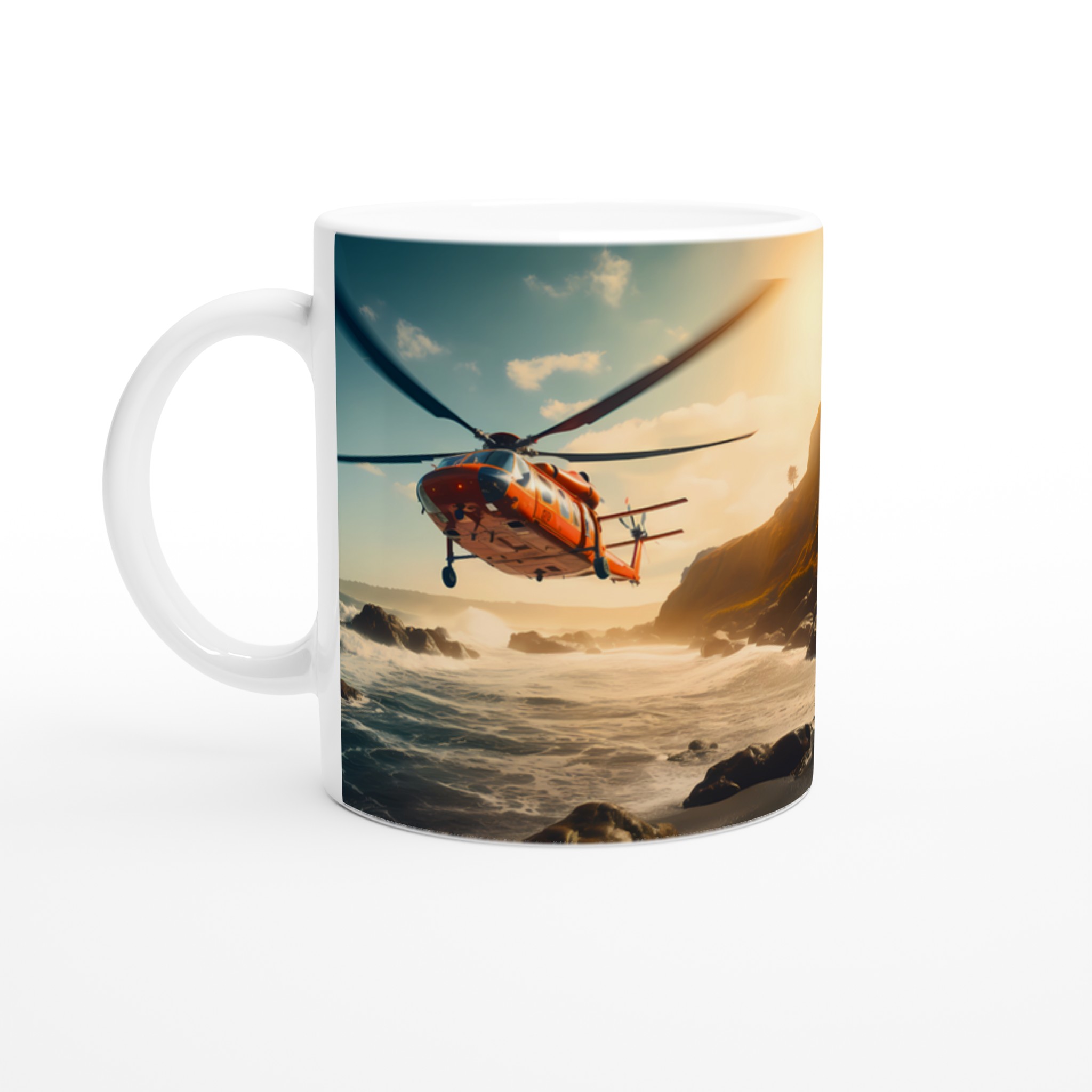 Dual Rescue Helicopters at Sunset – Ocean Horizon 11oz Keramisk Mugg i Valfri Färg 1 dac66154-529b-44fd-b3e6-7f3cf9097707