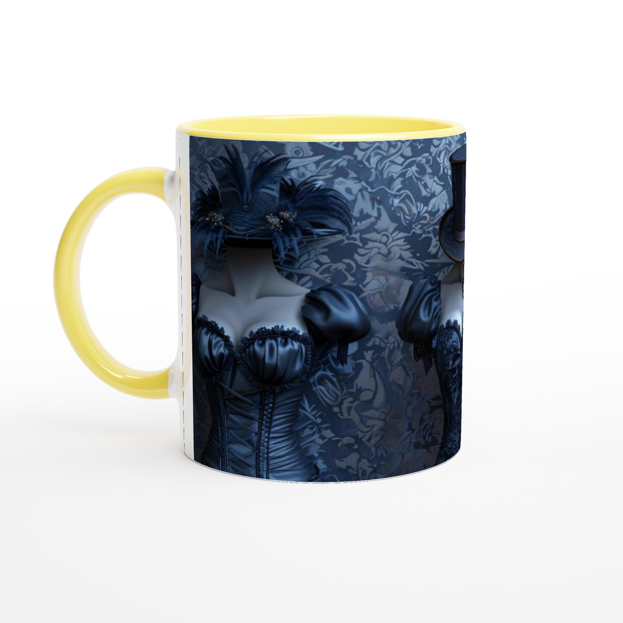 Vit 11oz keramisk mugg med gotiskt mystikmotiv – välj bland sju eleganta färger 5 dad0ce03-cd52-4374-be9a-5bc4fef62967