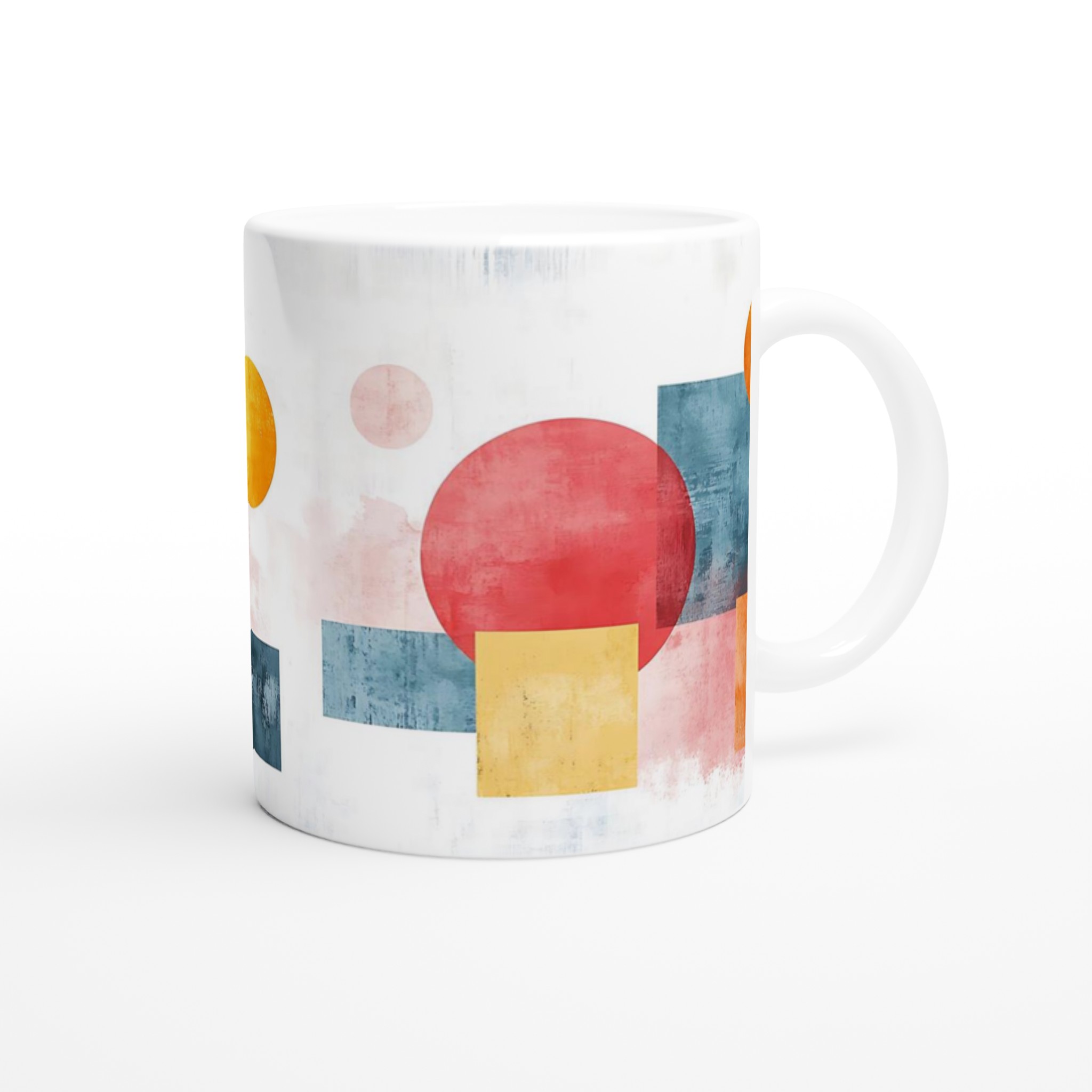 Abstrakt Geometri 11oz Keramikmugg – Färgglad Design för Modern Vardag 9 db0e2ed6-a15f-4dbd-a267-283d4d4acc0a