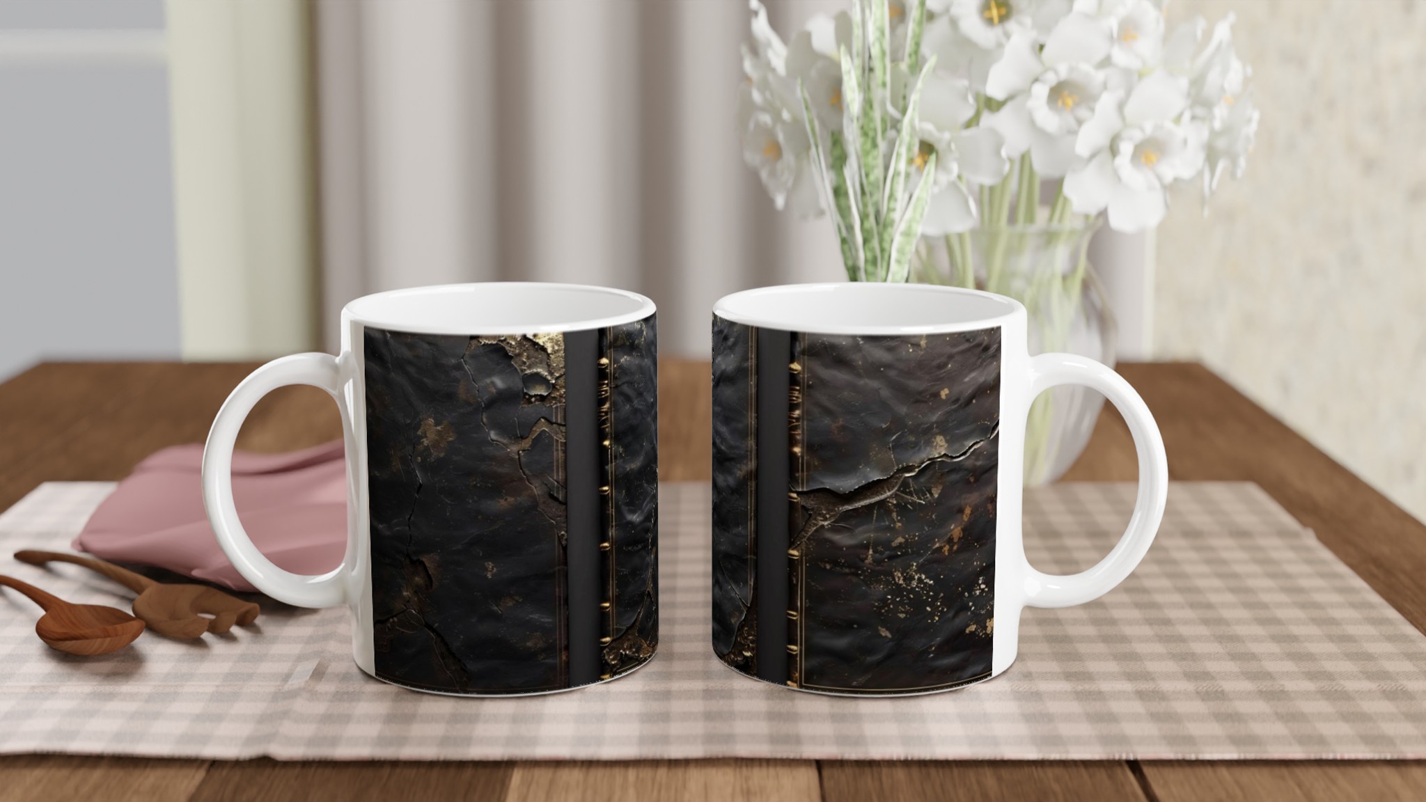Mörk & Gyllene Rustik 11oz Keramikmugg – Din Tidlösa Kaffestund 10 db5f76ef-091d-4c33-a007-3f36fdff27b4