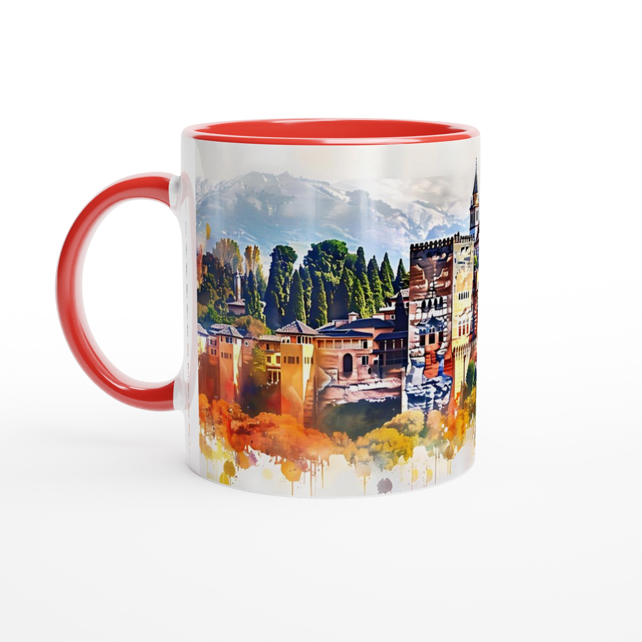 Alhambra Akvarell Mugg - Historisk Charm i Vibrerande Färg, Välj Bland 7 Keramiska Nyanser 2 dbe0da66-c60f-4850-b307-c7ca3e4f4ebb