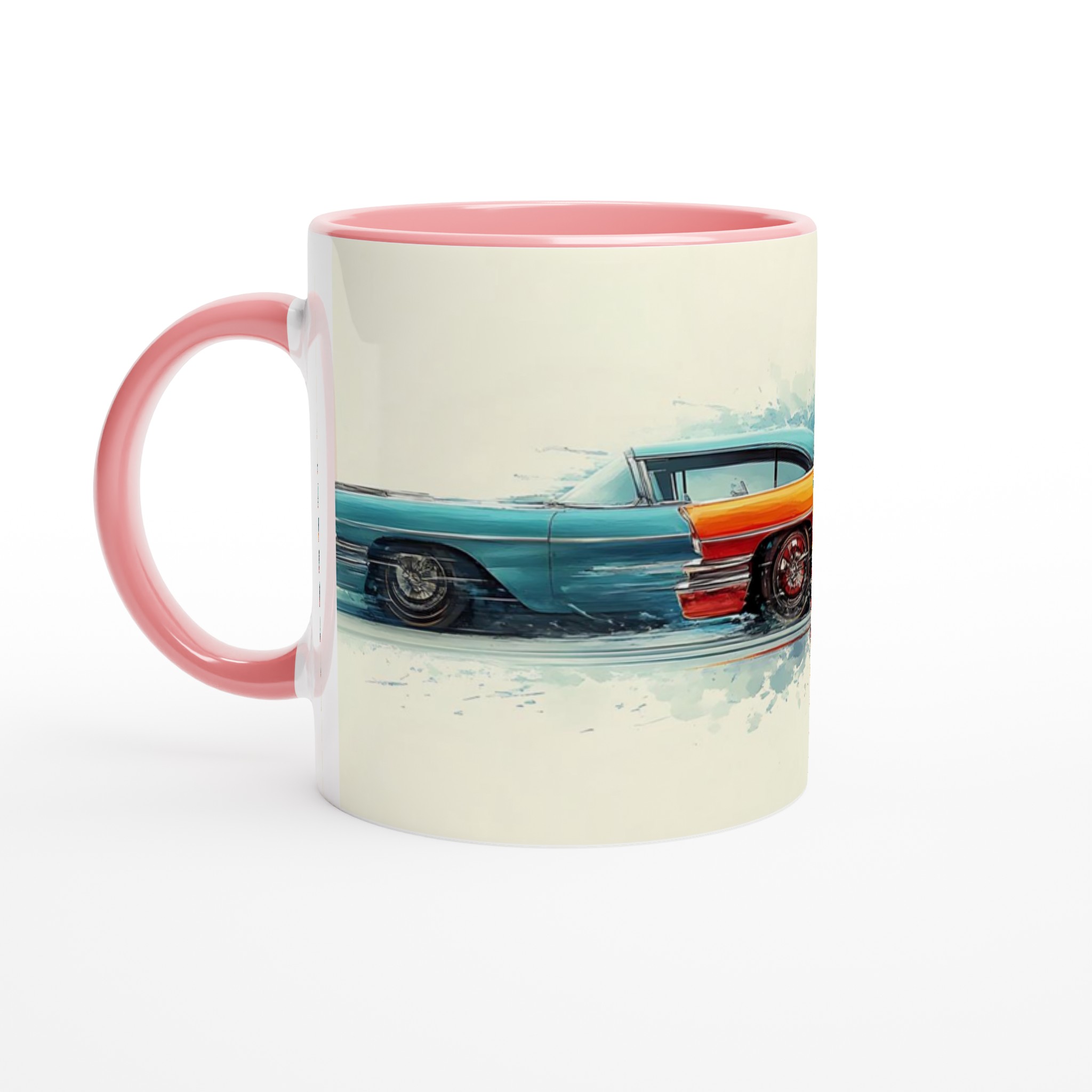 Klassiska Bilar Akvarell Mugg - Vintage Fart & Färg på 11oz Keramik 6 dc286448-6b6f-4327-b484-21252fb61ba8