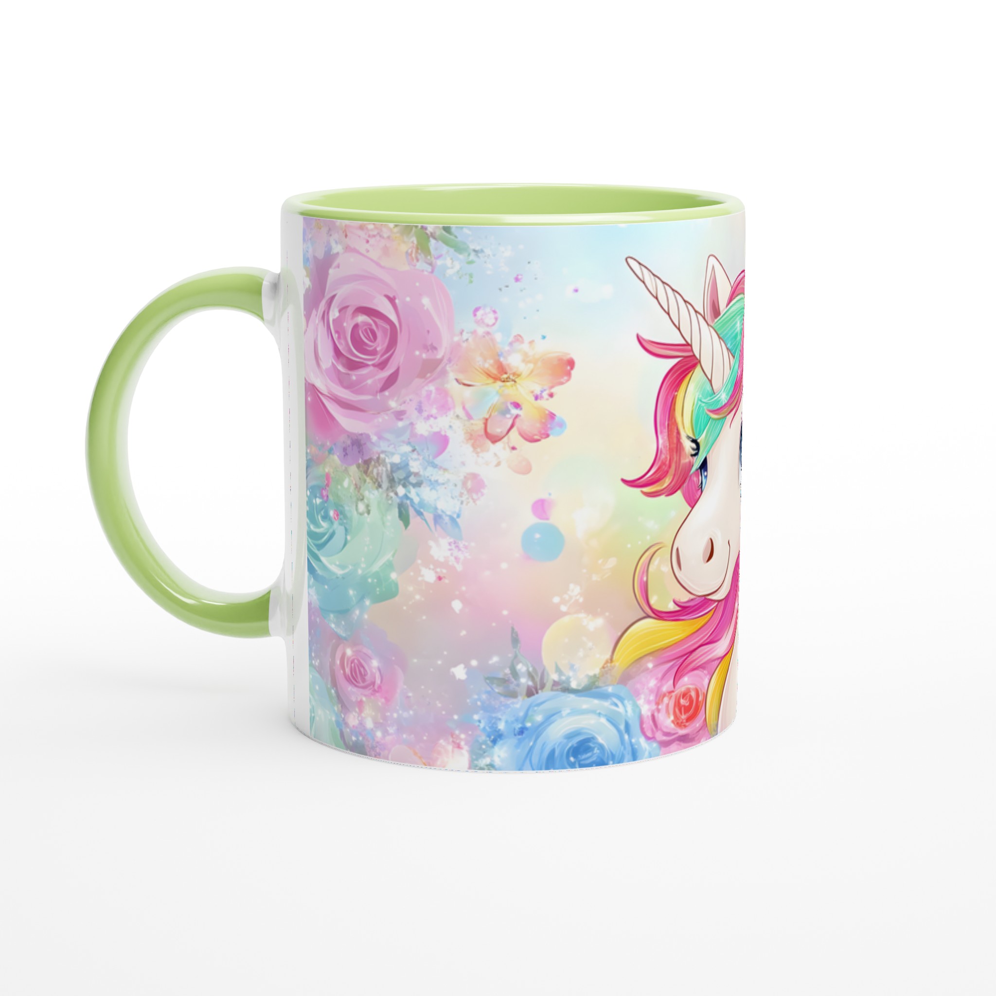 Magisk Enhörningsmugg – 11oz Keramisk Kaffekopp med Regnbågsfärgad Design – Välj bland 7 Förtrollande Färger! 3 dca1c5d5-b952-45de-89eb-039a94322181