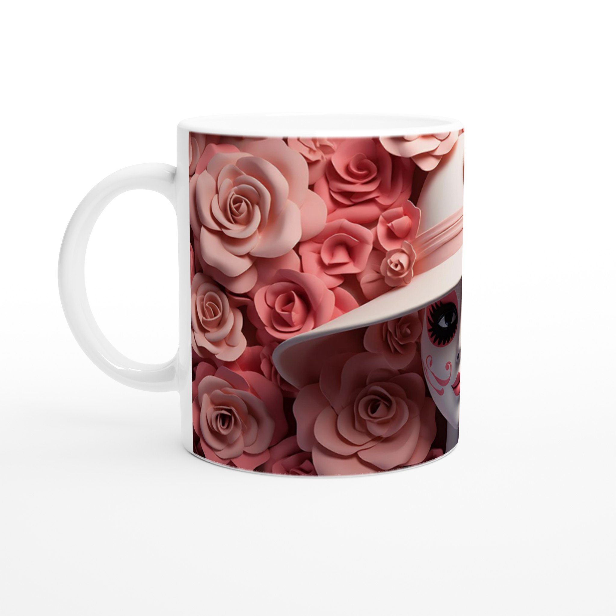 Rosa Socker Skalle Keramikmugg – En touch av elegans och mystik för din fikastund, välj din färg! 1 dcb552a3-28f7-495d-8bc6-be21526afe80