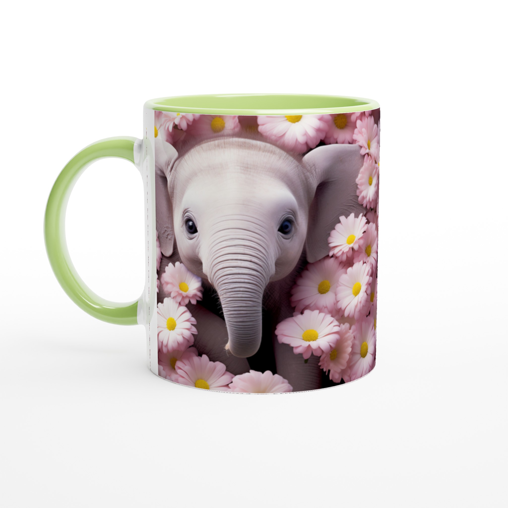 Söt Baby Elefant Bland Rosenskära Keramikmugg – En charmig present i 7 färger 3 dd2d4e3a-7330-40b4-8c7a-ef27289c1bbc