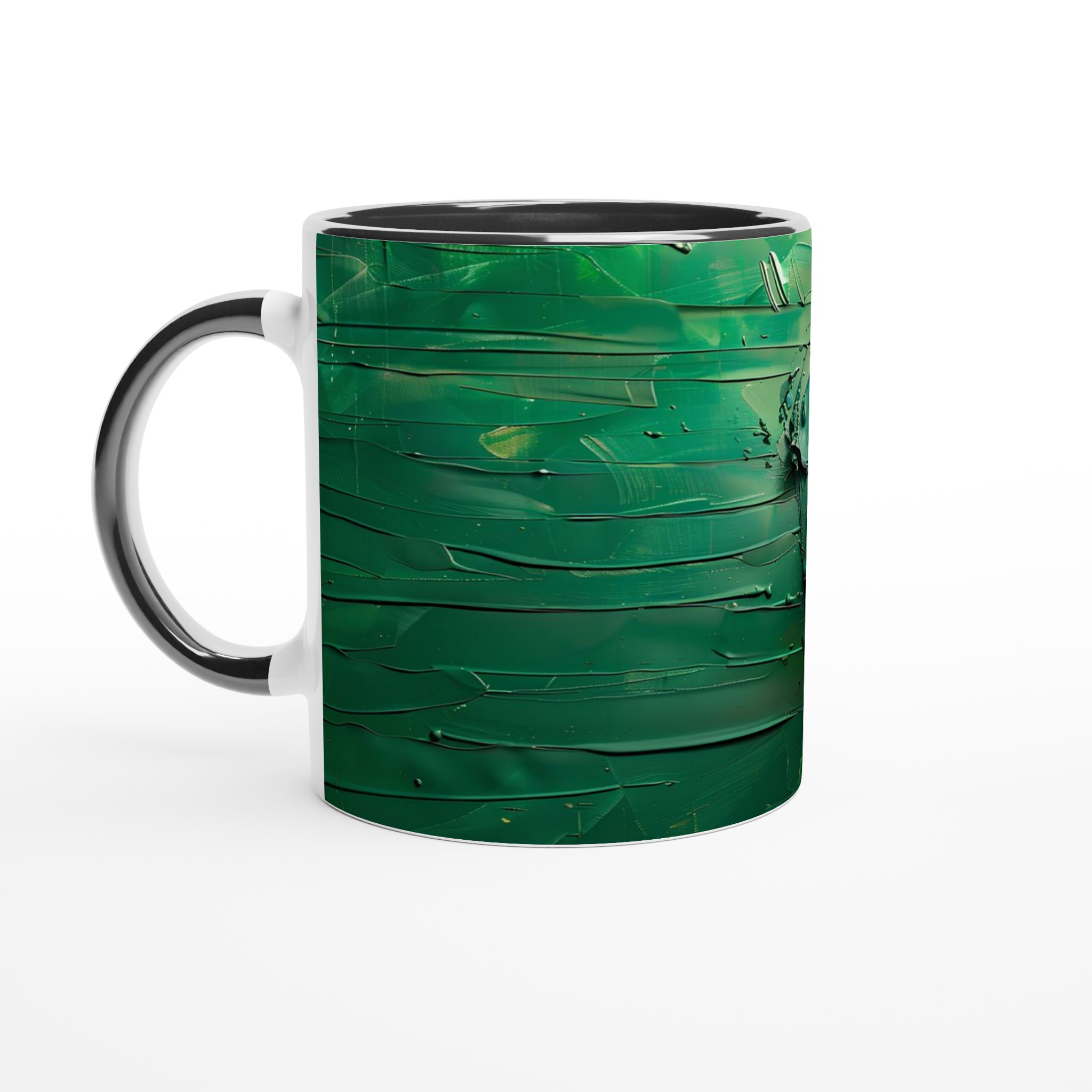 Grön Konstmugg: Volleyball i Akryl – 11 oz Keramisk Kaffemugg i Valfri Färg 7 dd346dd8-c02b-40fb-804d-1a462507eb0b