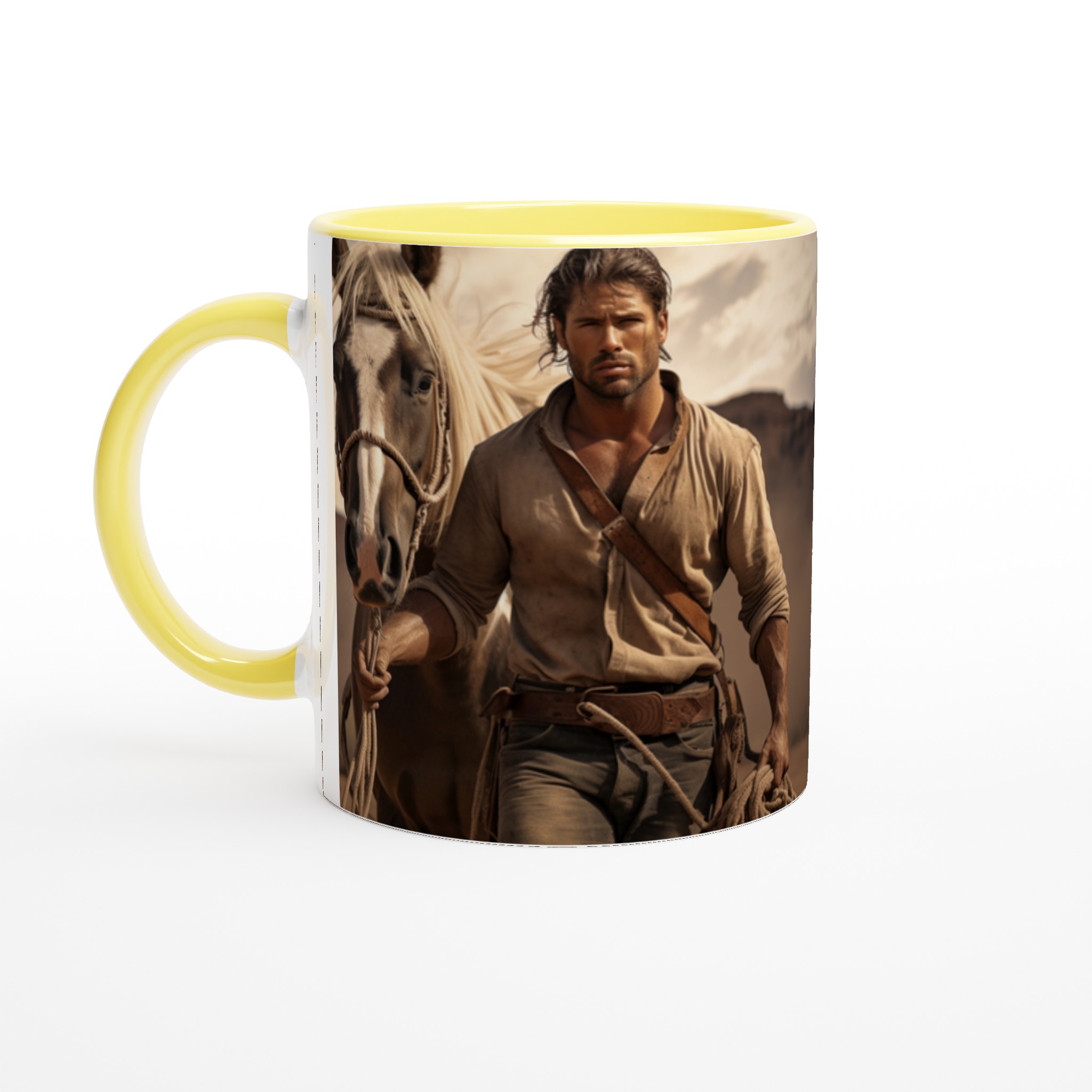 Vilda Västern Cowboy Mugg – Robust 11oz Keramik för Kaffeäventyrare i Valfri Färg! 5 dd3f6e03-8ea4-41f3-be15-a9afe8e9406a