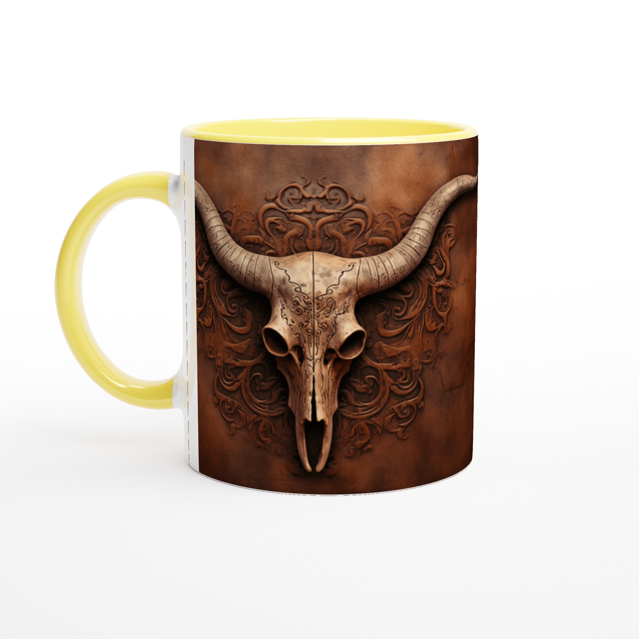 Western Skalle Keramikmugg – Rustik Charm i Valfri Färg, 11oz 5 dd5bf1c1-6834-4dc9-93c3-3b934410d474