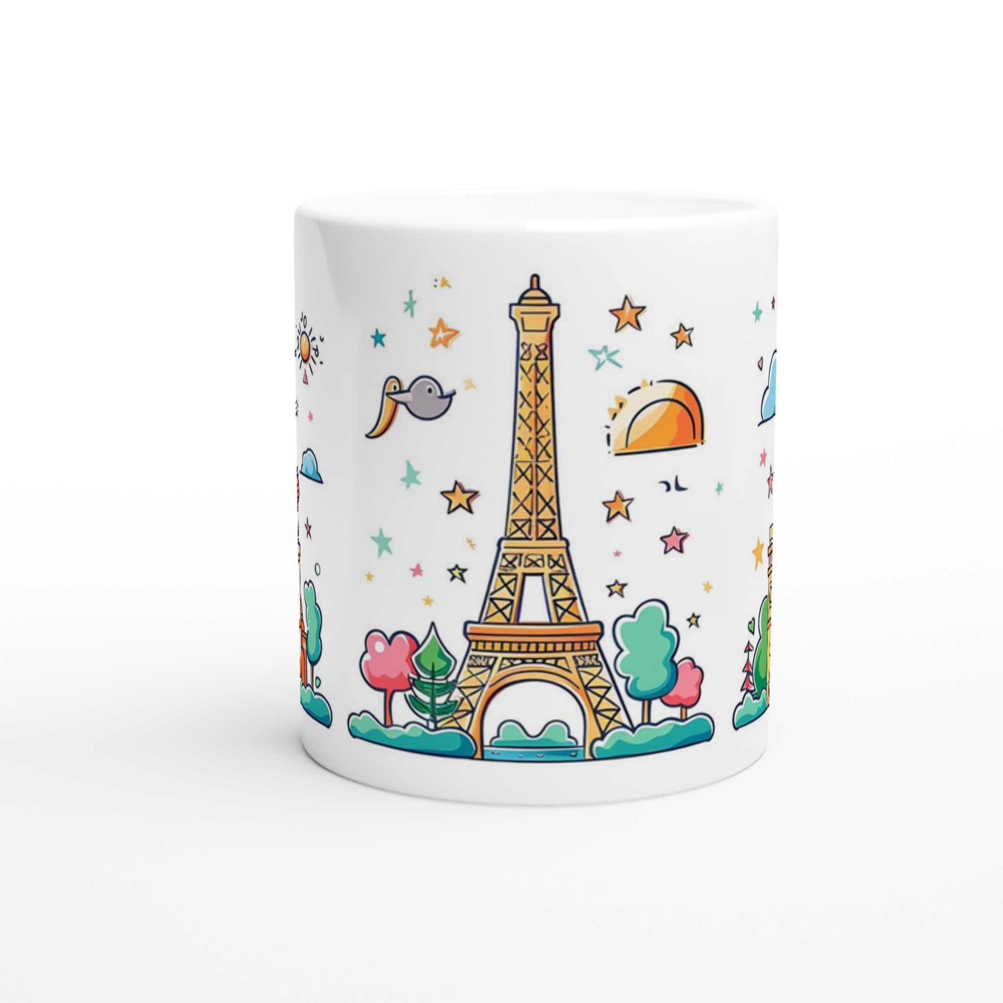 Paris Vibe Keramisk Mugg – Drömmiga Liggande Landskap i Pastell 8 dd6afa50-57f4-4689-b728-80da5d3752da