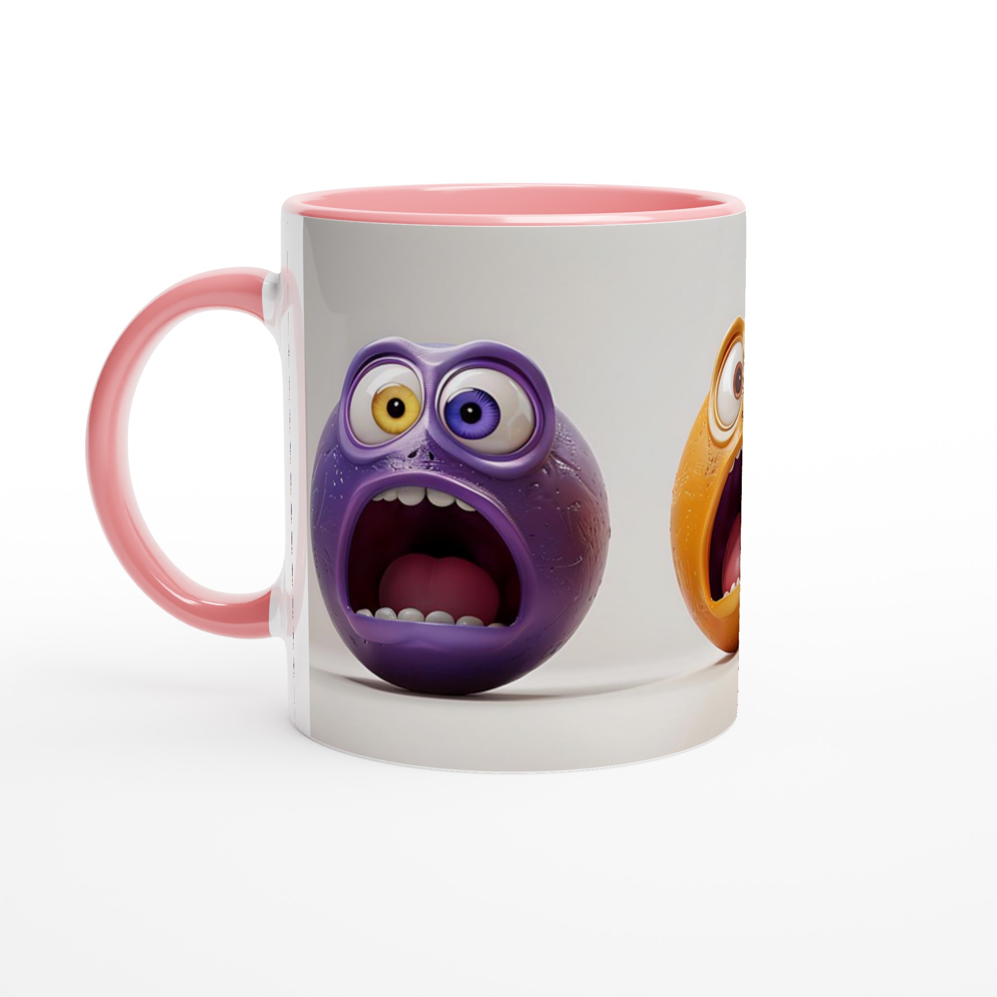Humoristisk Skrikande Monster Mugg - Välj bland Färgstarka Nyanser, 11 oz Keramik 4 ddbd68bf-8ac8-4a94-9804-f615b5475c2d