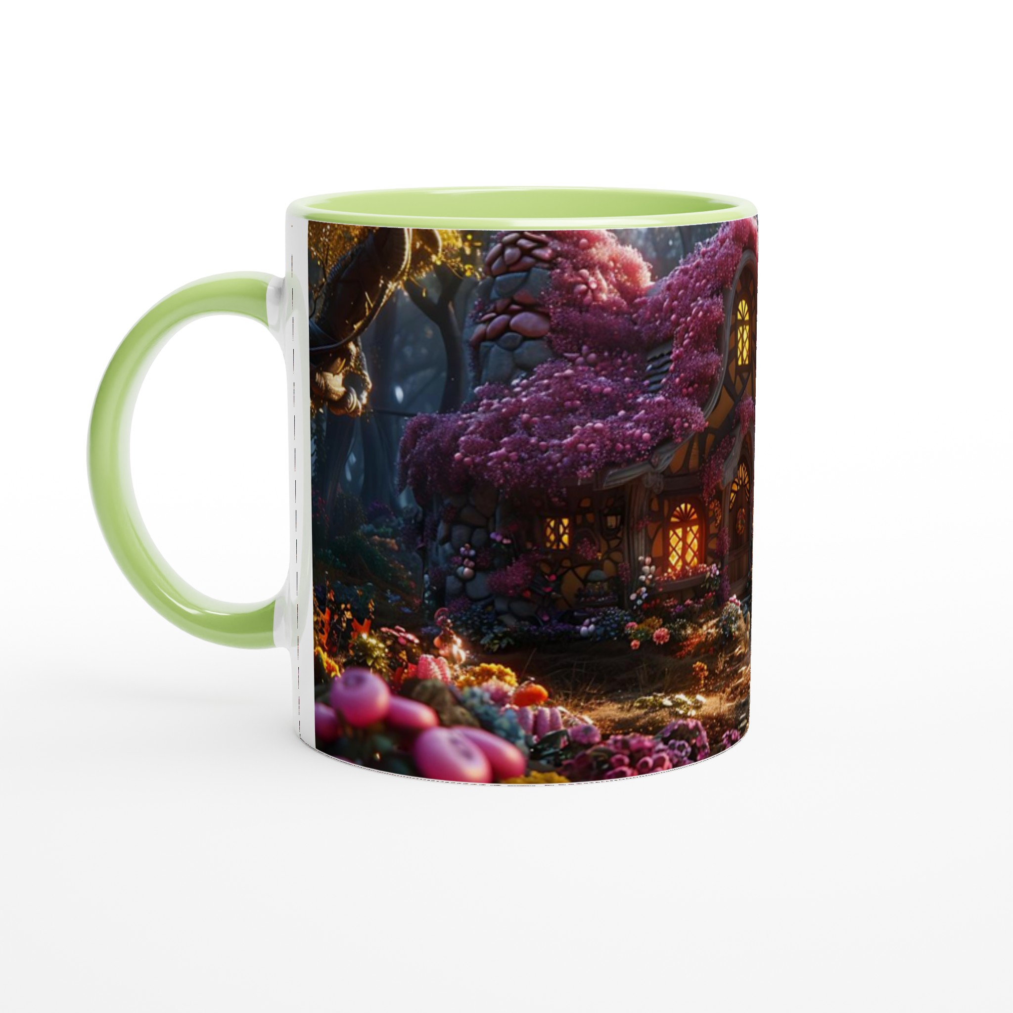 Fairy Tale Cottage Keramisk Mugg – Drömsk Design i Livfulla Färger 3 de87461b-fc05-4a1a-b796-73b4885b20aa