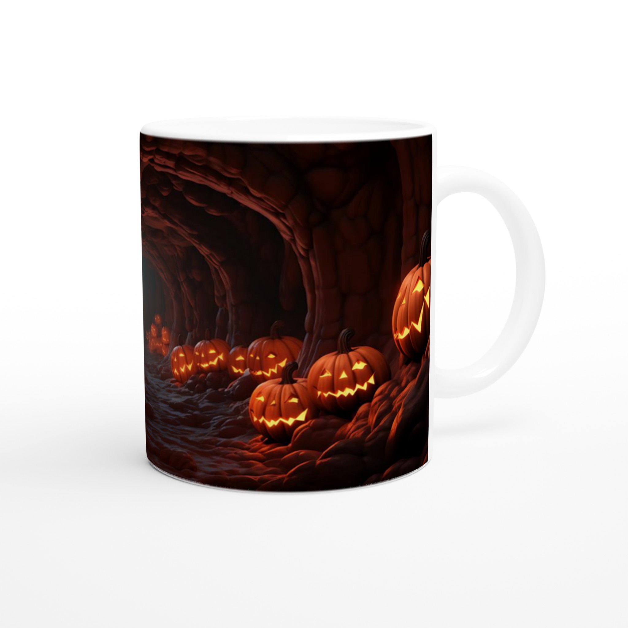 Mystisk Halloweengrotta Keramikmugg - Skrämmande & Mysig 11oz Kaffemugg i Olika Färger 9 dee5608a-45b7-4f73-ad6f-33c6a14524c7