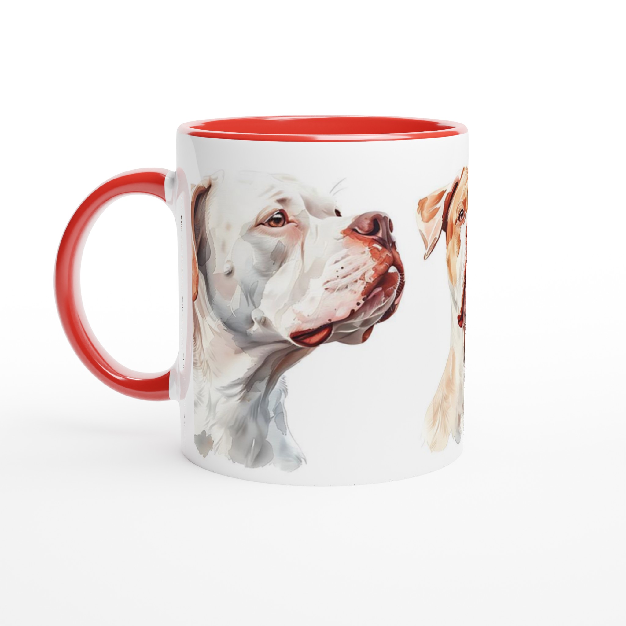 Vacker Målning av Bulldog - 11oz Keramikmugg i ditt val av 7 färger 5 def113df-1fde-4c19-94da-d272e4f265c3