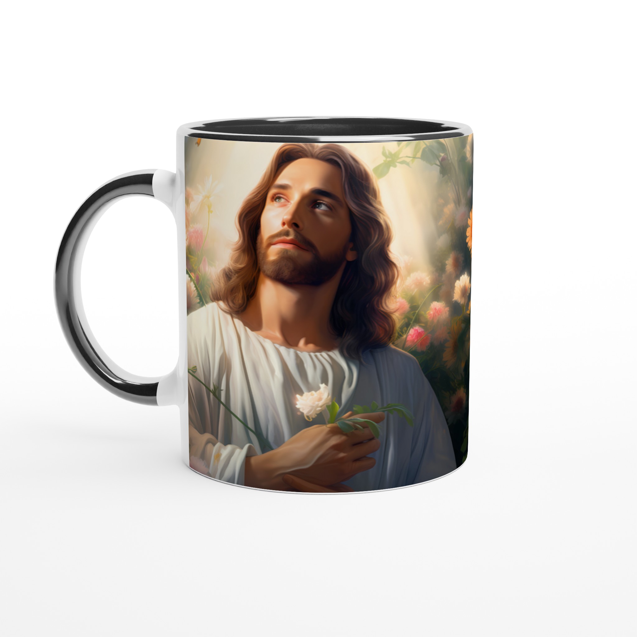 Frälsaren i Trädgården – 11oz Keramisk Mugg för Kontemplation och Friskhet i Valfri Färg 7 df0a380a-bccd-4005-a09c-16e72ed1d452