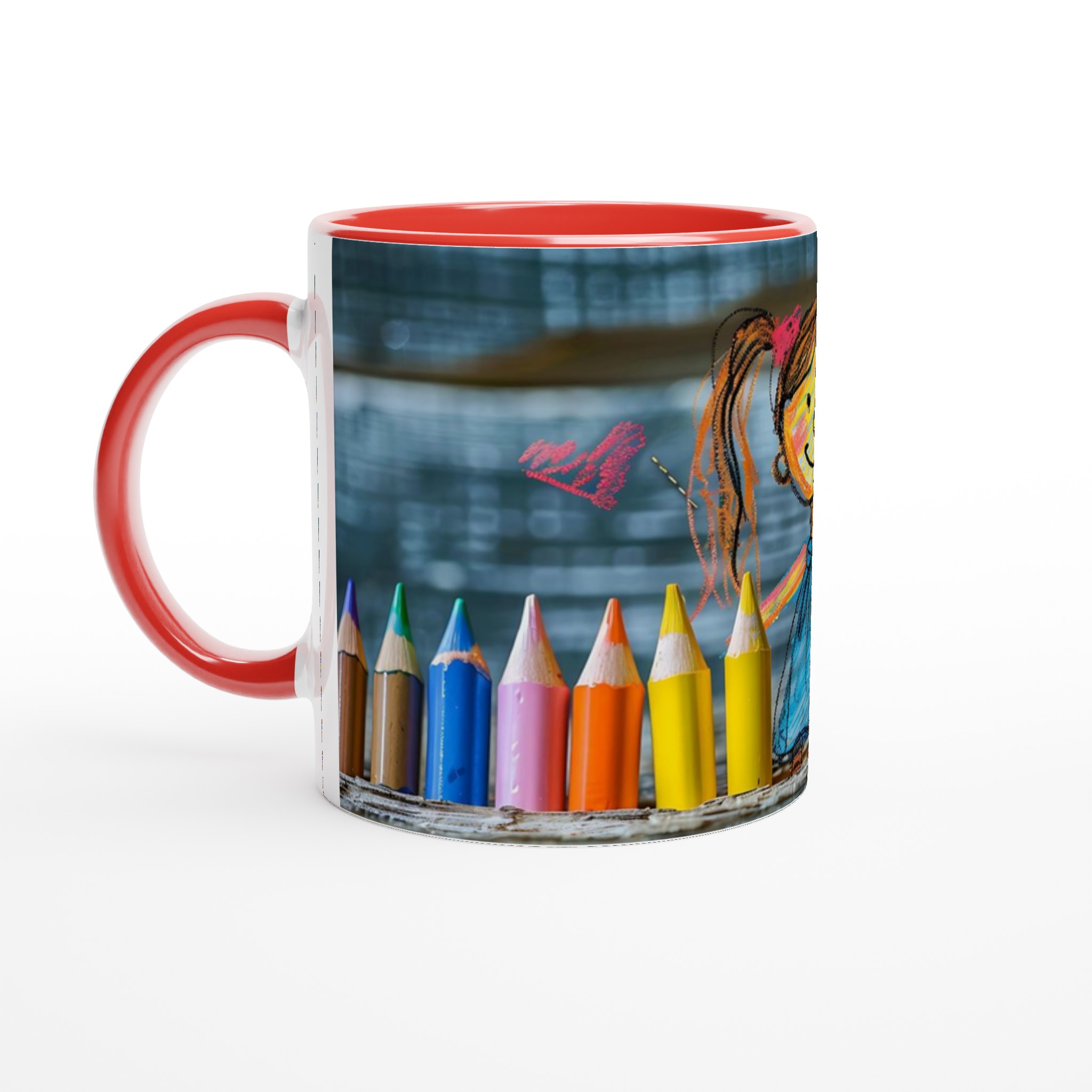 Kreativ Glädje: 11oz Keramisk Mugg med Lekfullt Barndesign – Välj Din Färg! 2 df1f6703-938b-468e-bac5-6867be4d1f97