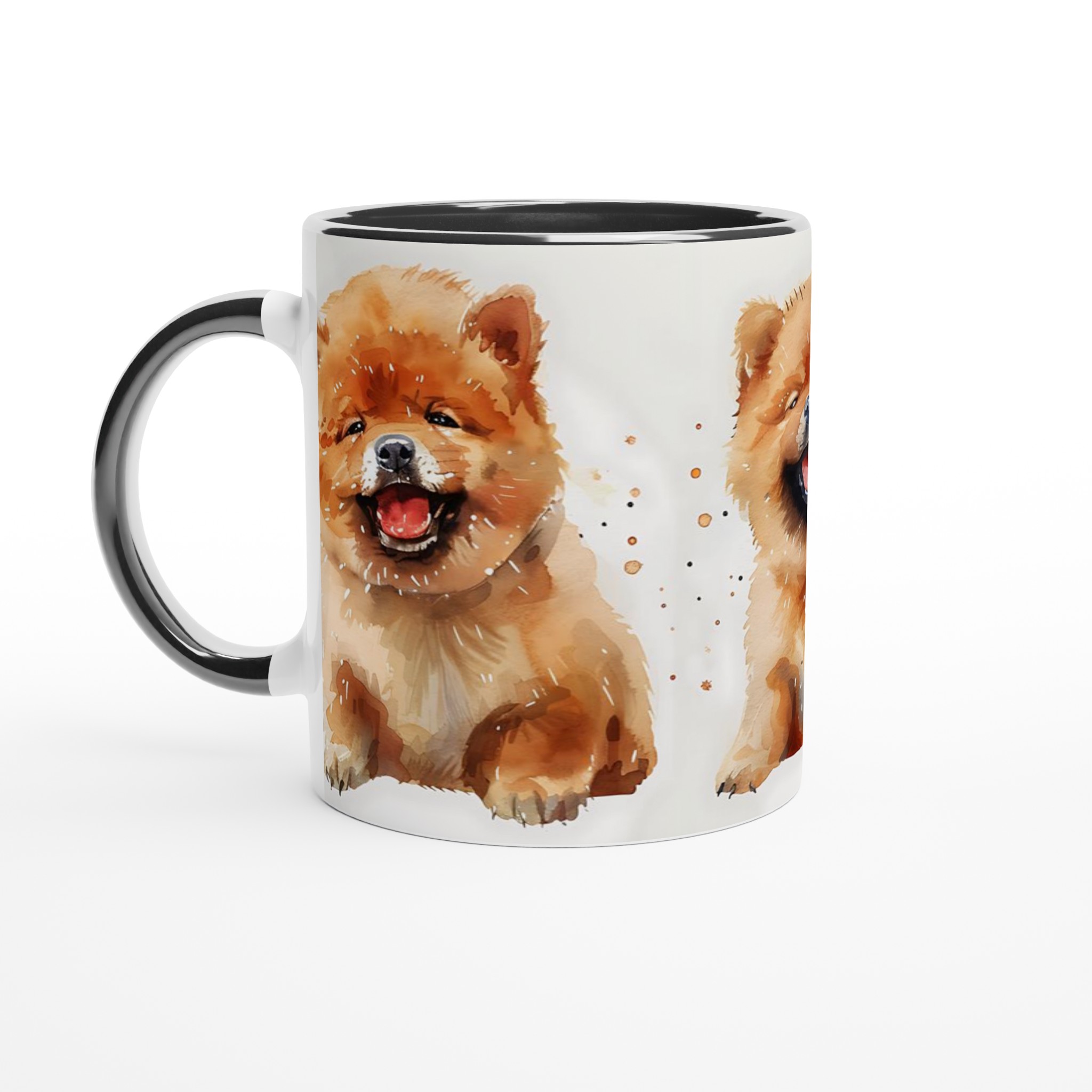 Glad Chow Chow Valp Keramisk Mugg – Charmigt Akvarellmotiv för Hundälskare, Välj Din Favoritfärg! 2 df5e5f06-fa12-4ed7-8029-1f3631276969