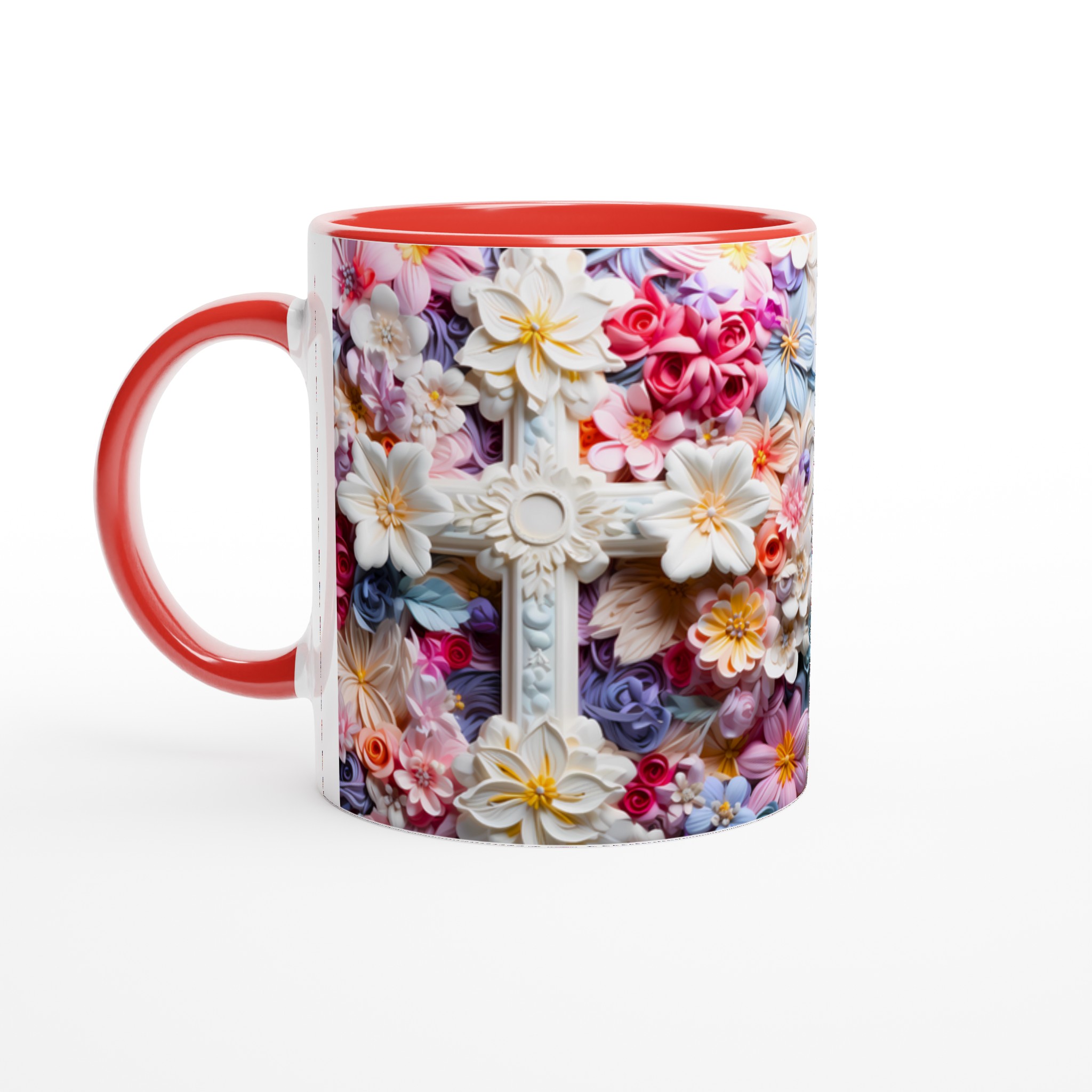 Pastellblommig Keramisk Mugg – Konstnärlig Design i Våriga Nyanser, Välj Din Färg! 2 dfff52f9-664d-43d1-b986-bca3e2c61793
