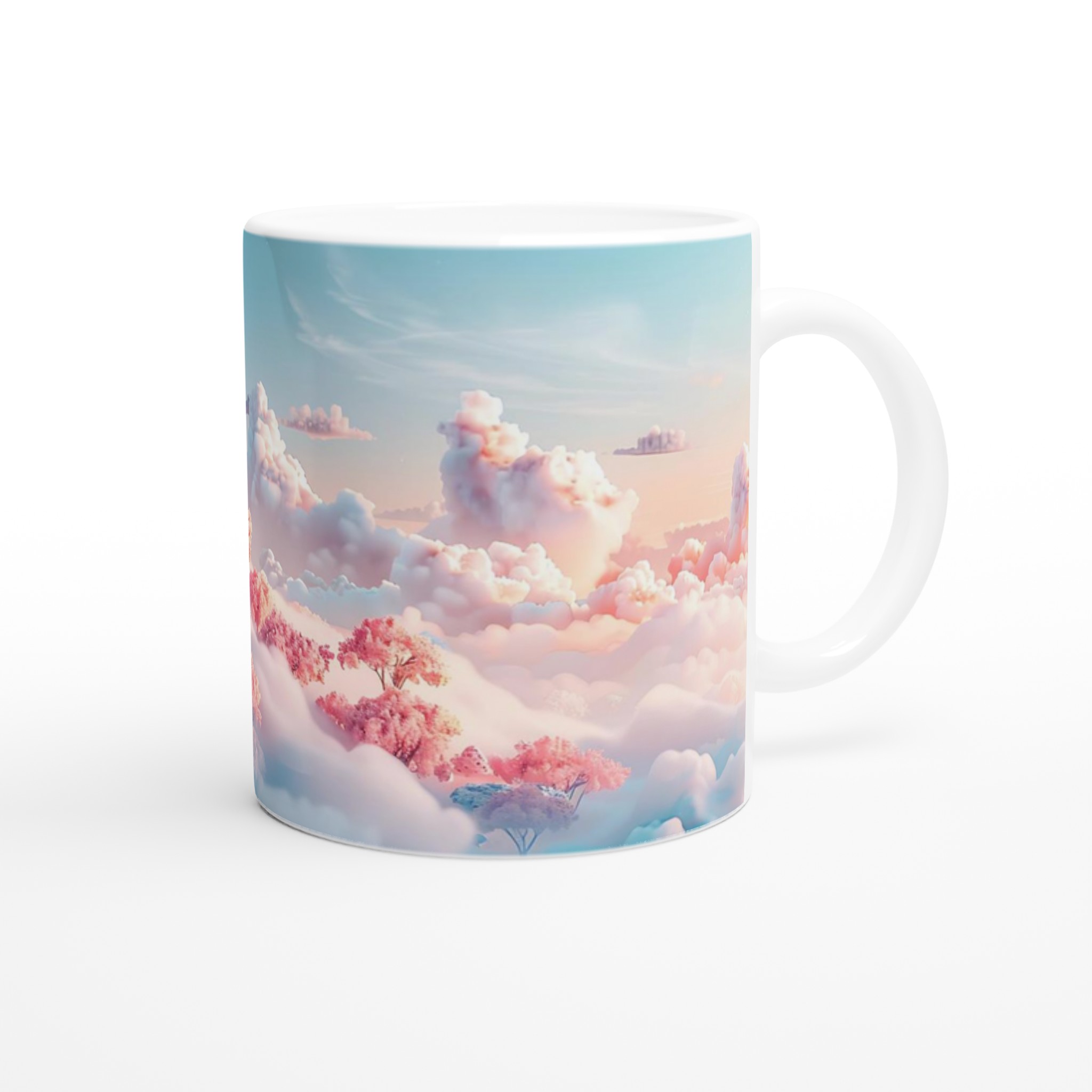 Drömlik Rosa Slott Mugg – 11 oz Keramisk Kaffekopp i Lekfull Pastell 9 e0025634-2180-4ca2-bf05-80fc971181ec